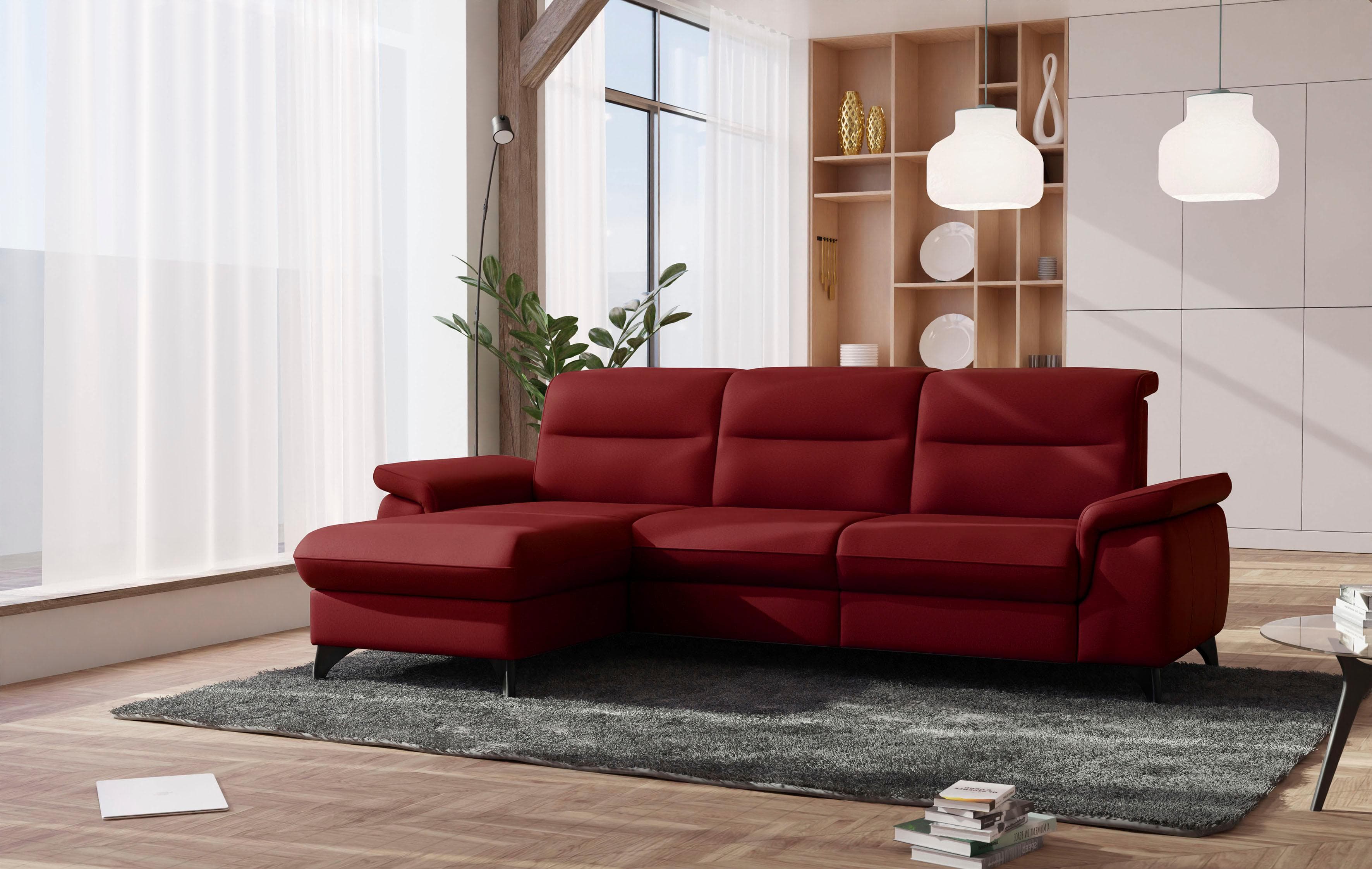 sit&more Ecksofa Astoria L-Form, wahlweise mit motorischer Relaxfunktion
