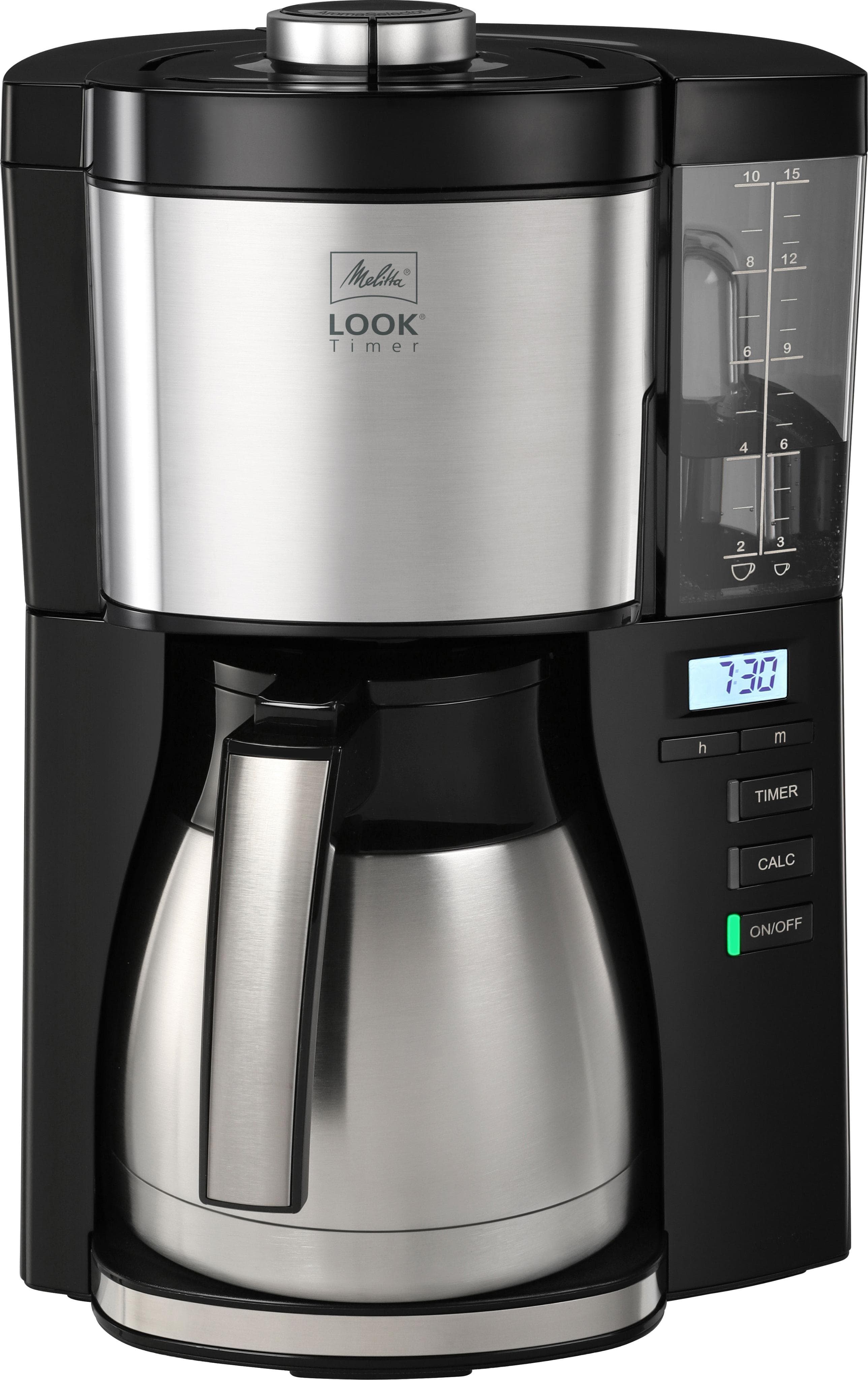 Melitta LOOK Therm Timer 1025-18 Filterkaffeemaschine Schwarz