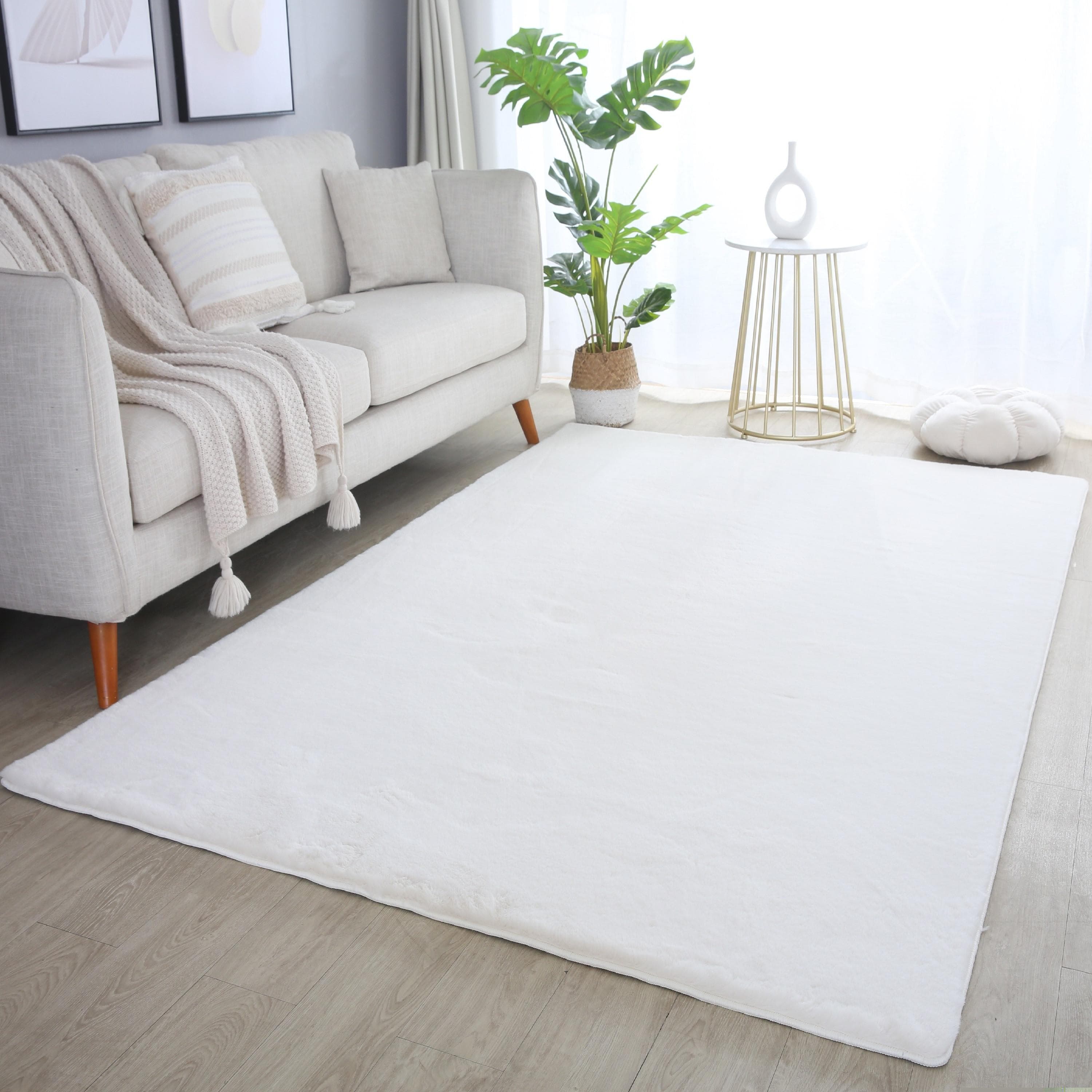AYYILDIZ TEPPICHE POUFFY 5100 Hochflor-Teppich Beige