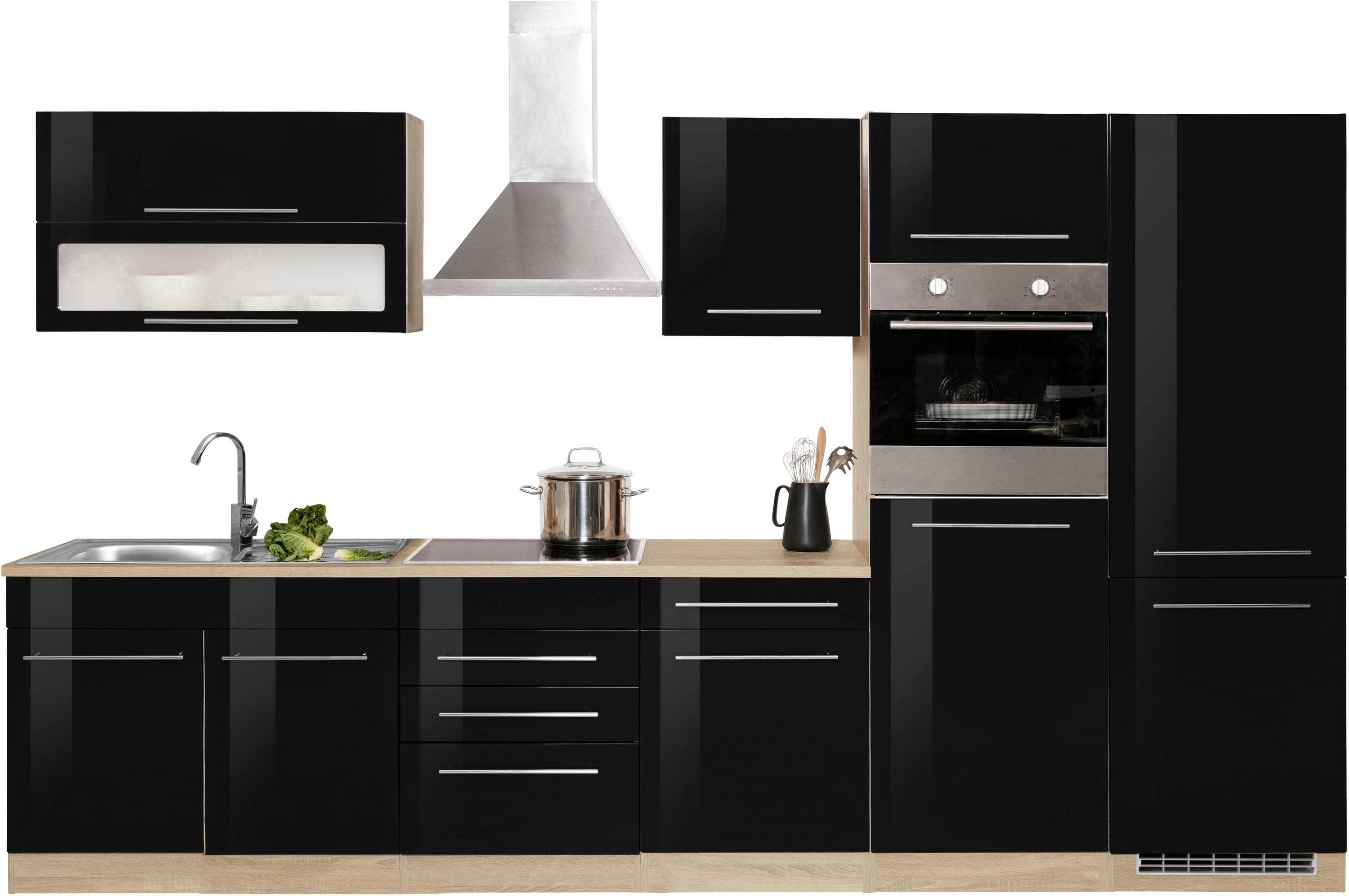 KOCHSTATION "KS-Eton" mit E-Geräten, Breite 330 cm