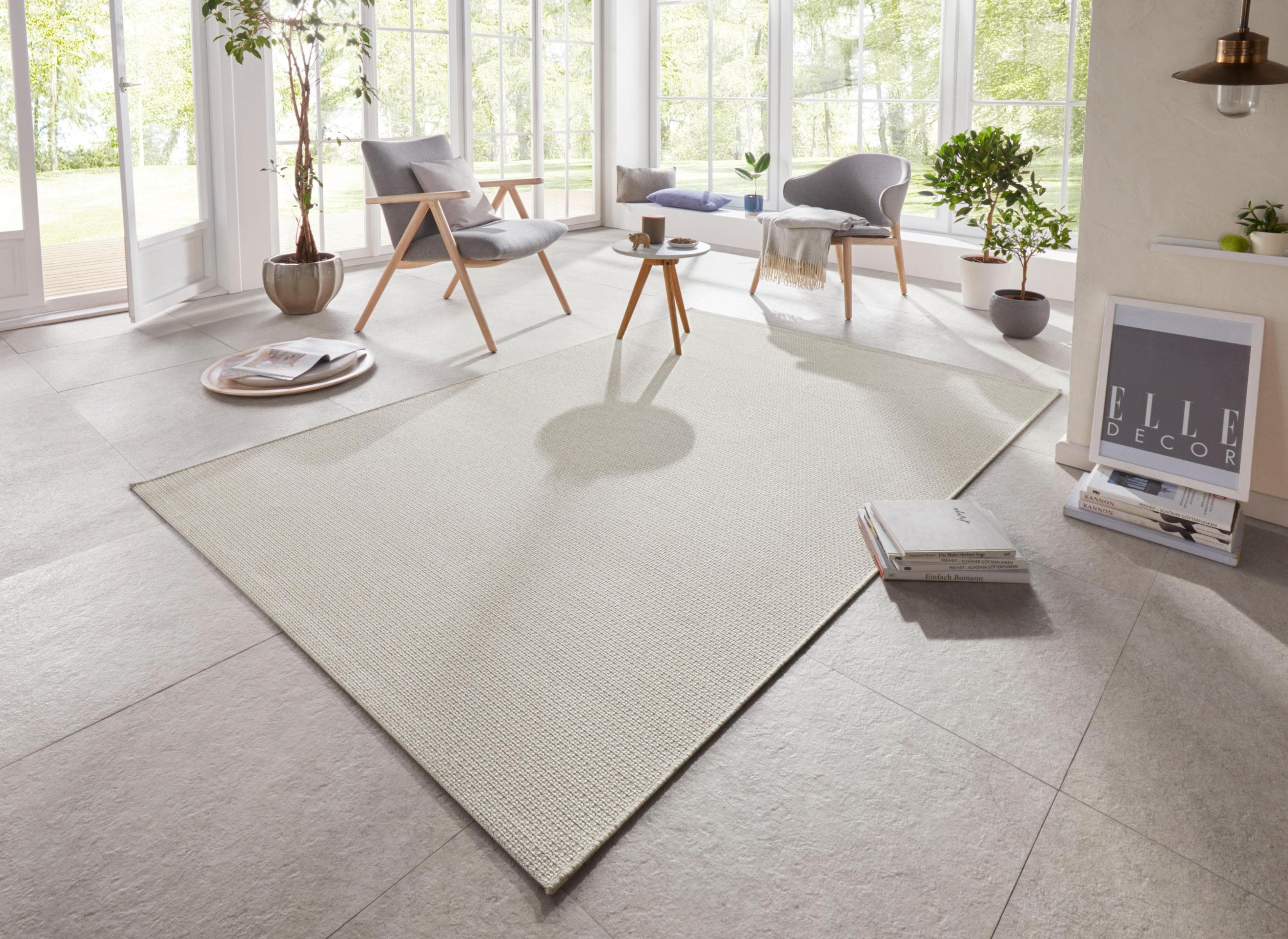 Teppich ELLE DECORATION Millau Beige In- & Outdoor