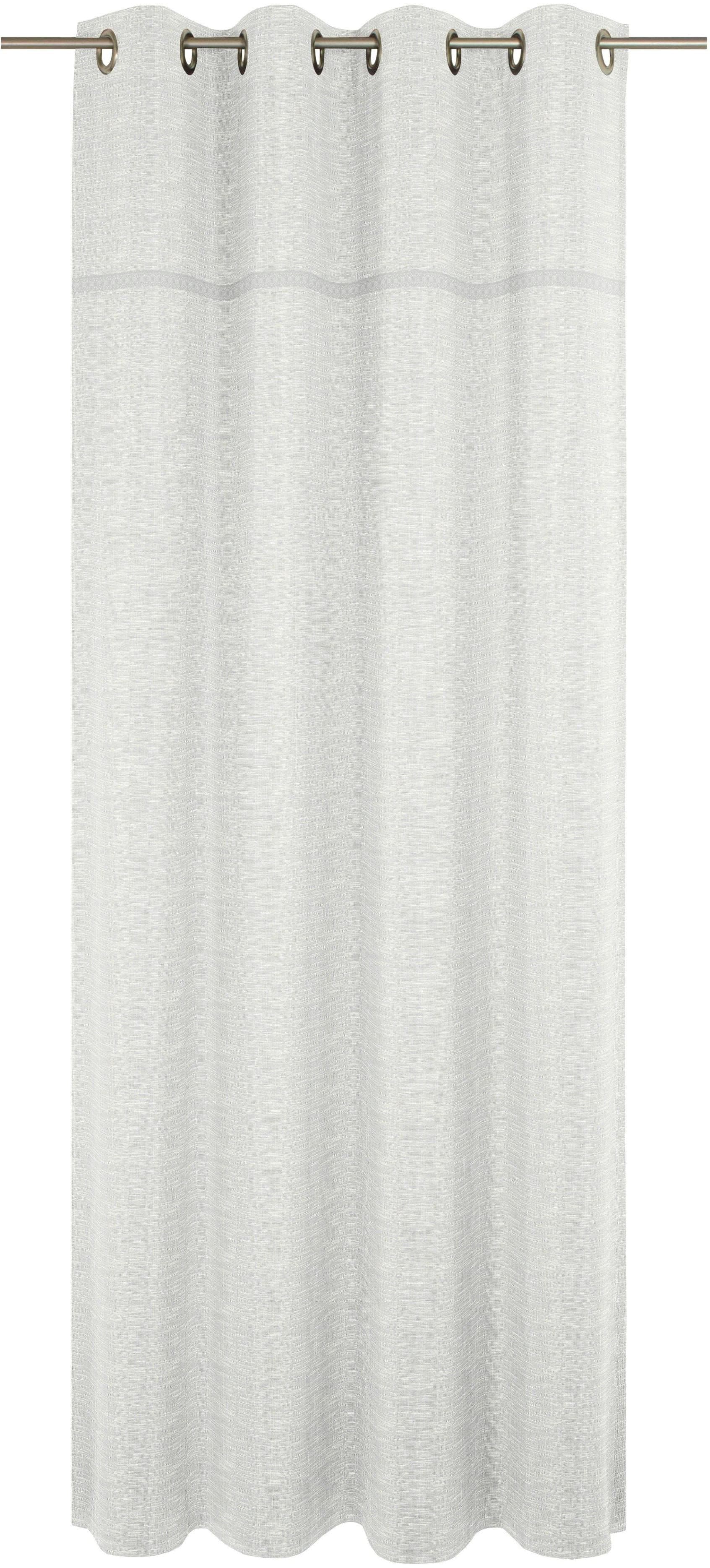 WIRTH Vorhang Wiessee Weiß Jacquard Baumwolle Leinen Modal Gardinen