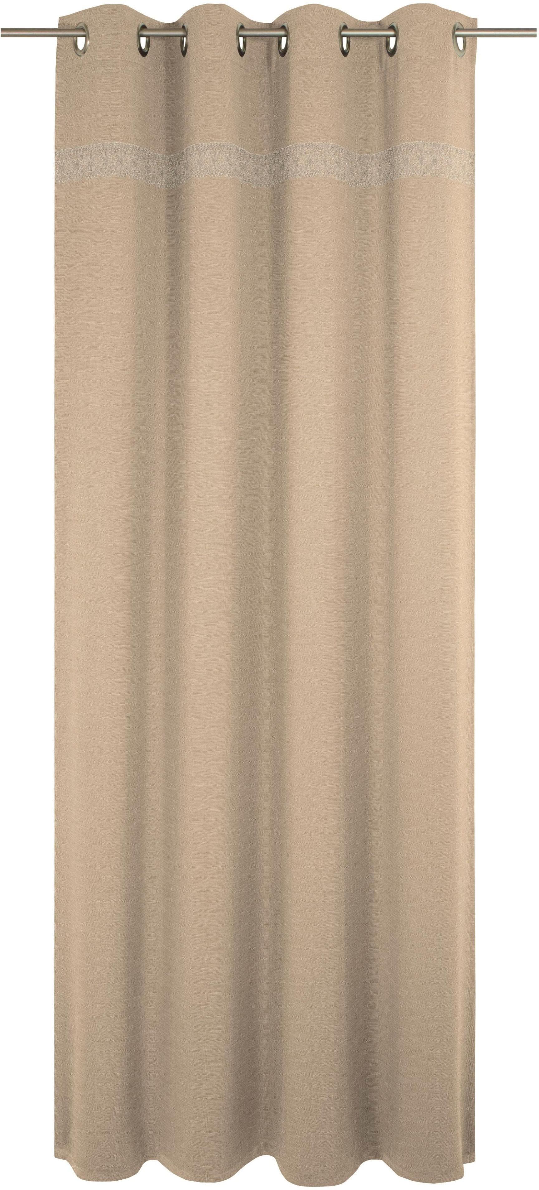 Vorhang WIRTH Wiessee Jacquard Baumwolle Leinen Modal
