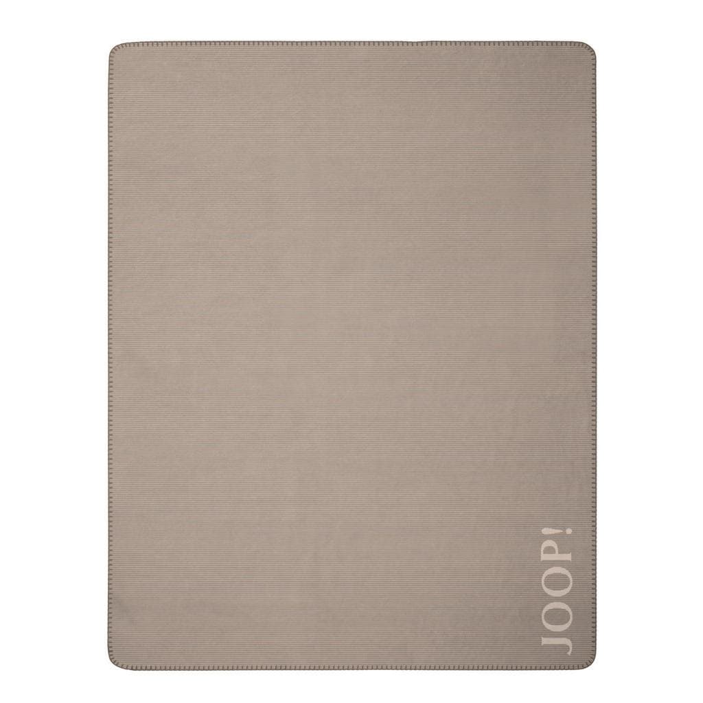Joop! Wohndecke Touch Sand Streifen 220x240 cm