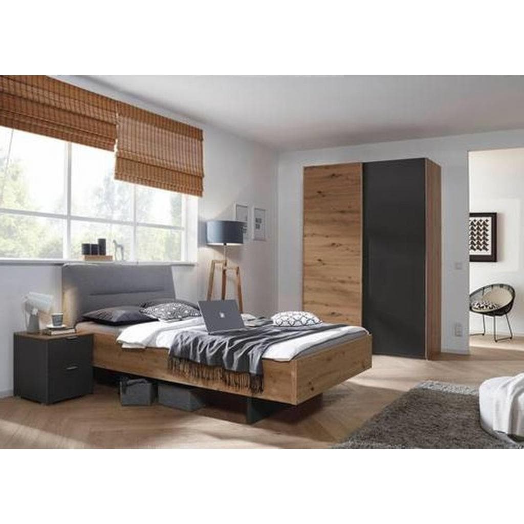 Stylife Jugendzimmer Graphit Hellgrau Eiche Artisan