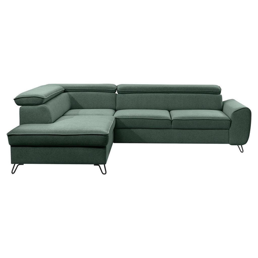 Stylife Ecksofa Idylla Waldgrün 4-Sitzer
