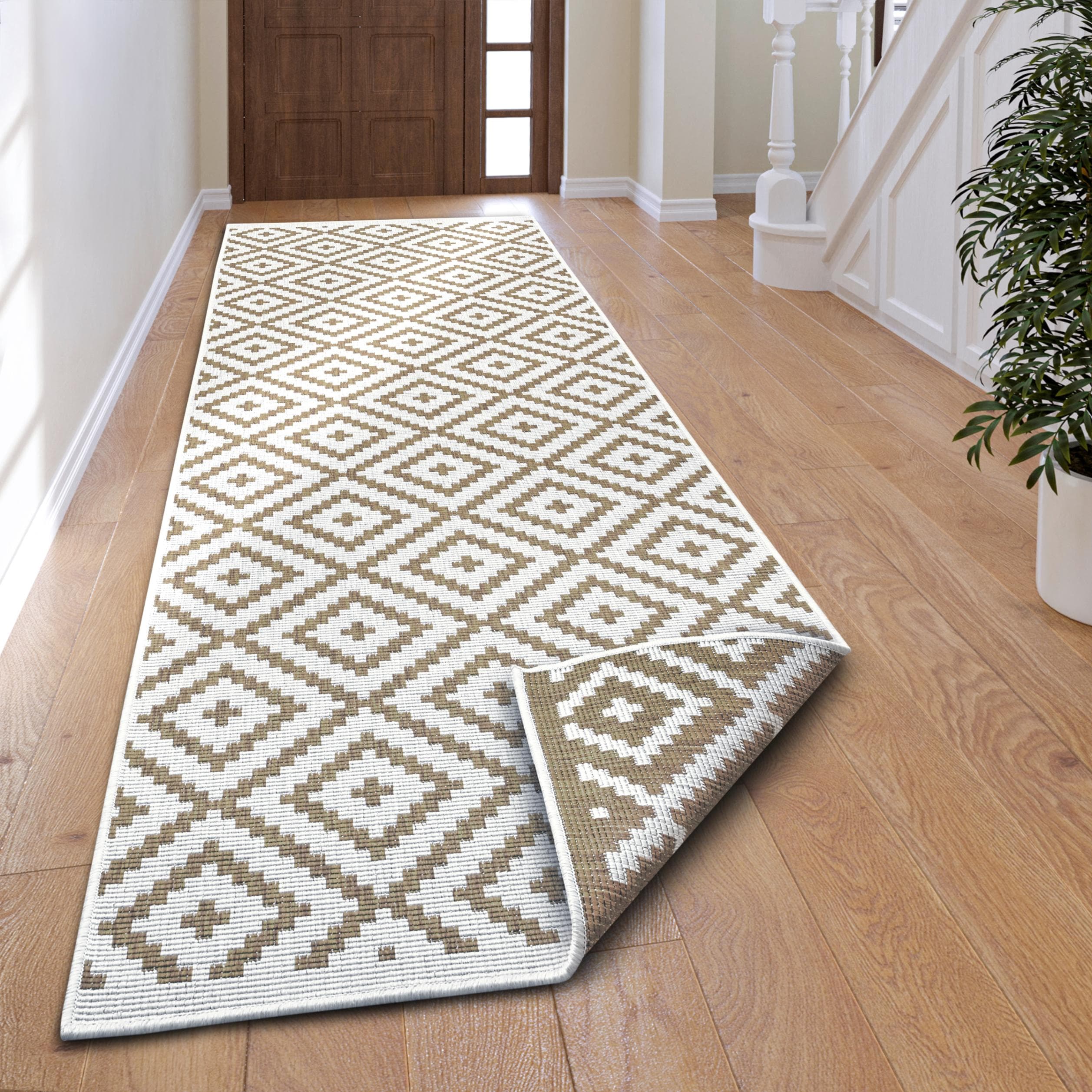 Läufer MY HOME Ronda Wendeteppich Sisal-Optik Boho Design