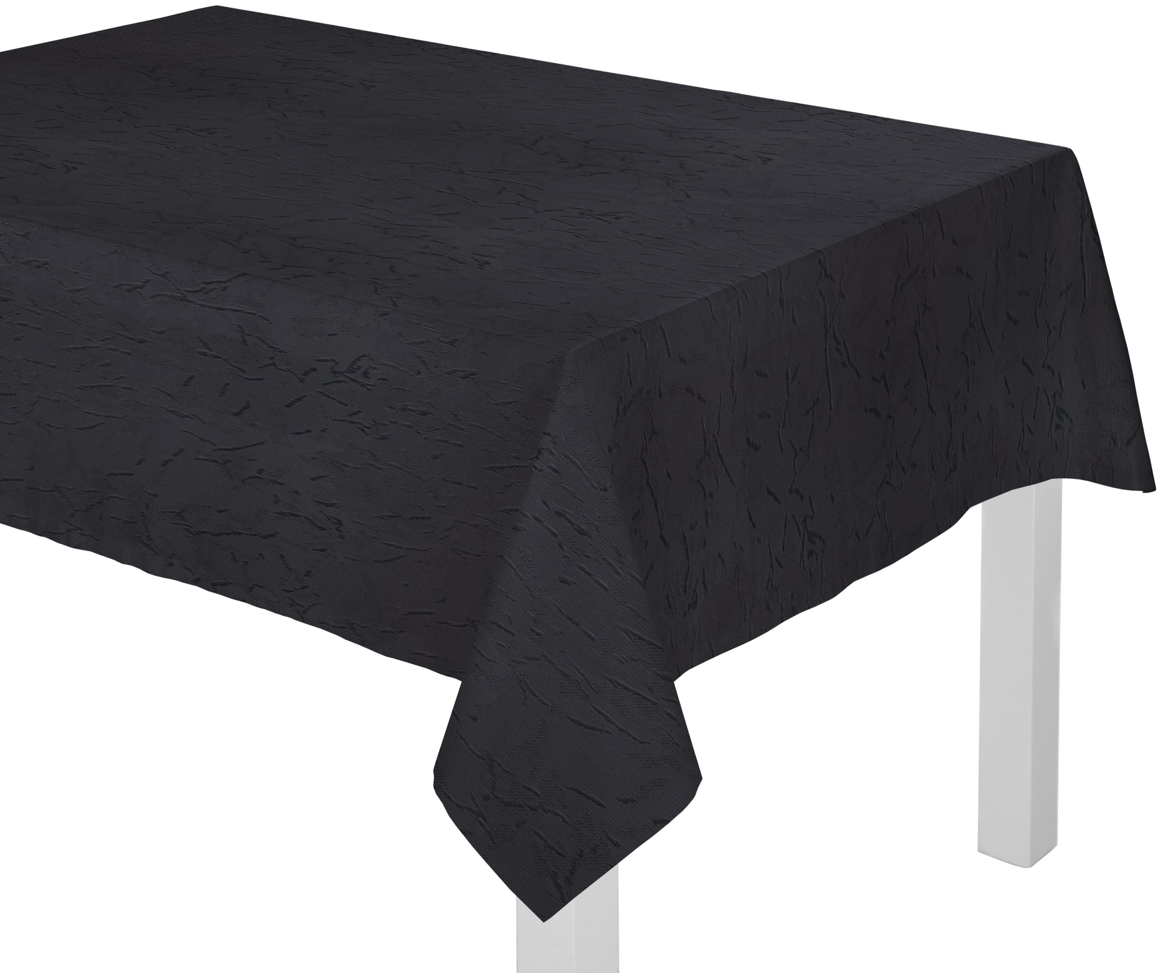 WIRTH Tischdecke Lahnstein Schwarz 130x160cm