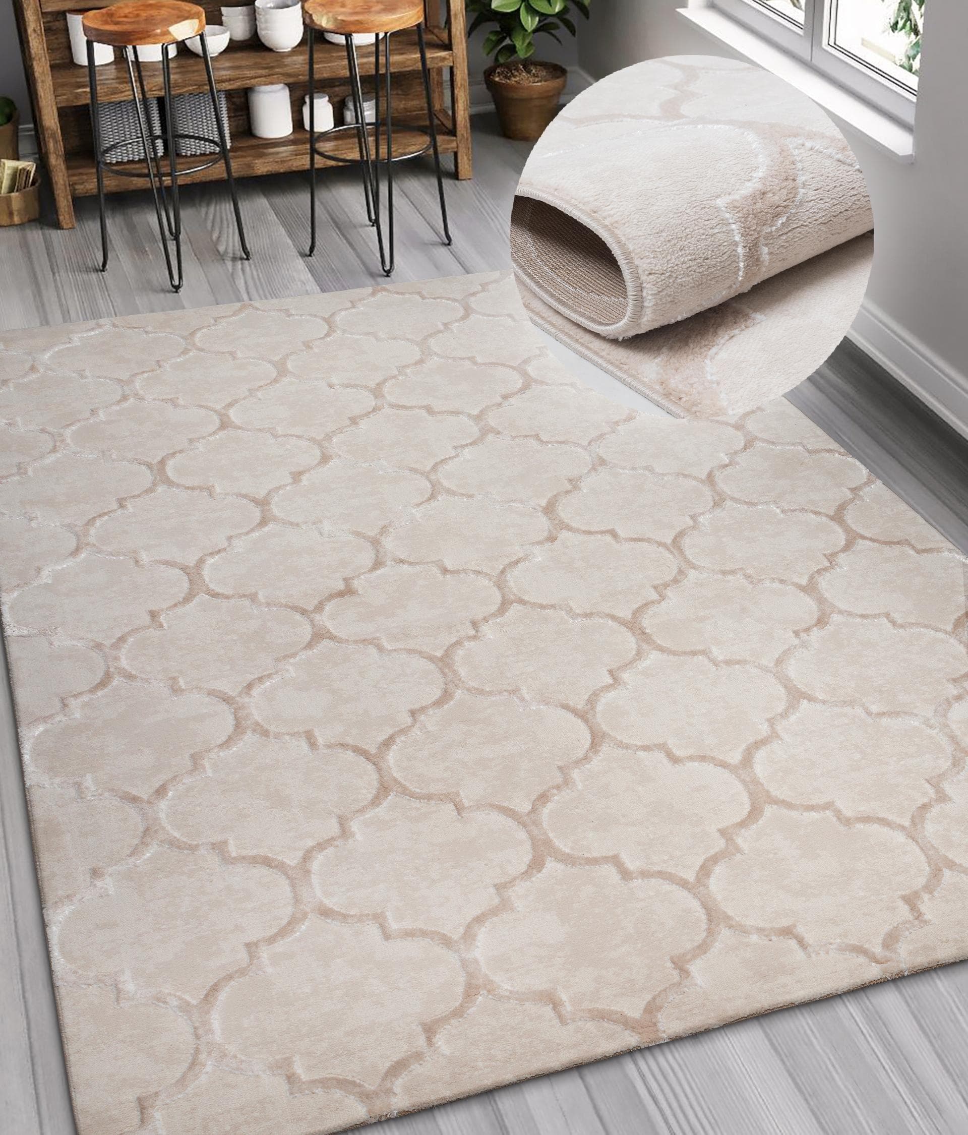 Teppich MY HOME Badra Kurzflor Geometrisches Muster