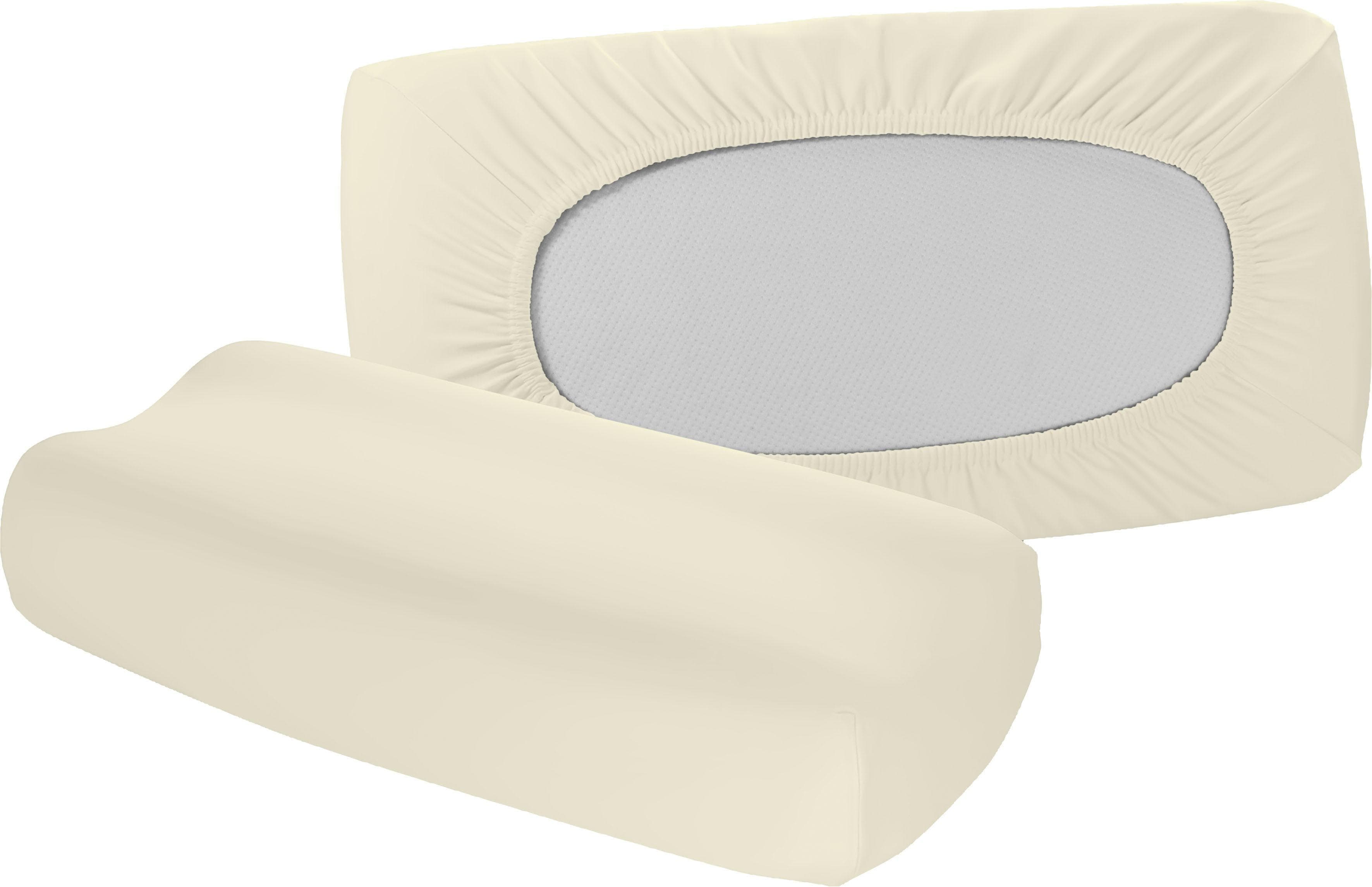 FLEURESSE Vital Comfort Kissenbezug Creme Jersey