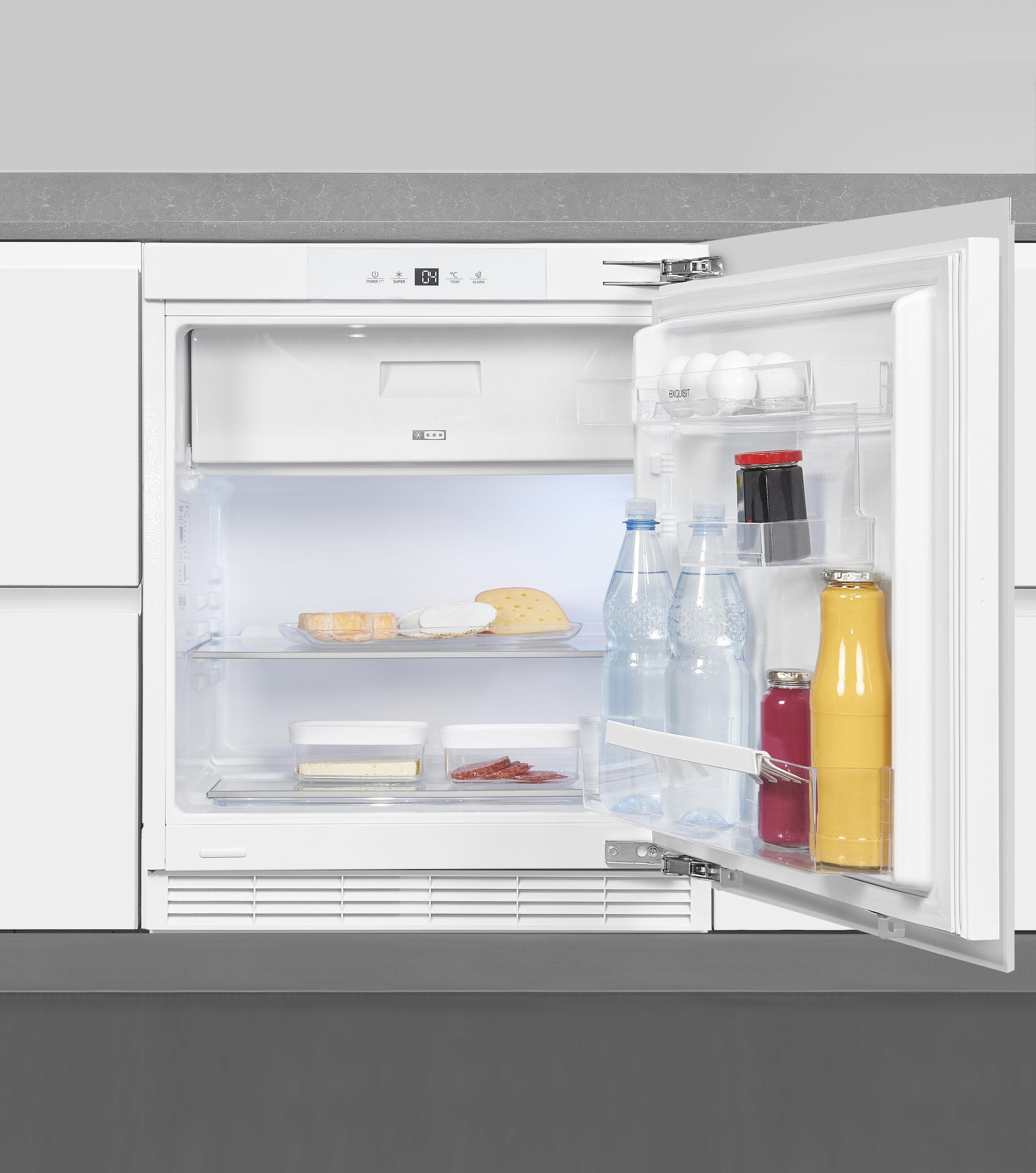 EXQUISIT Einbaukühlschrank UKS130-4-FE-010D LED-Innenbeleuchtung