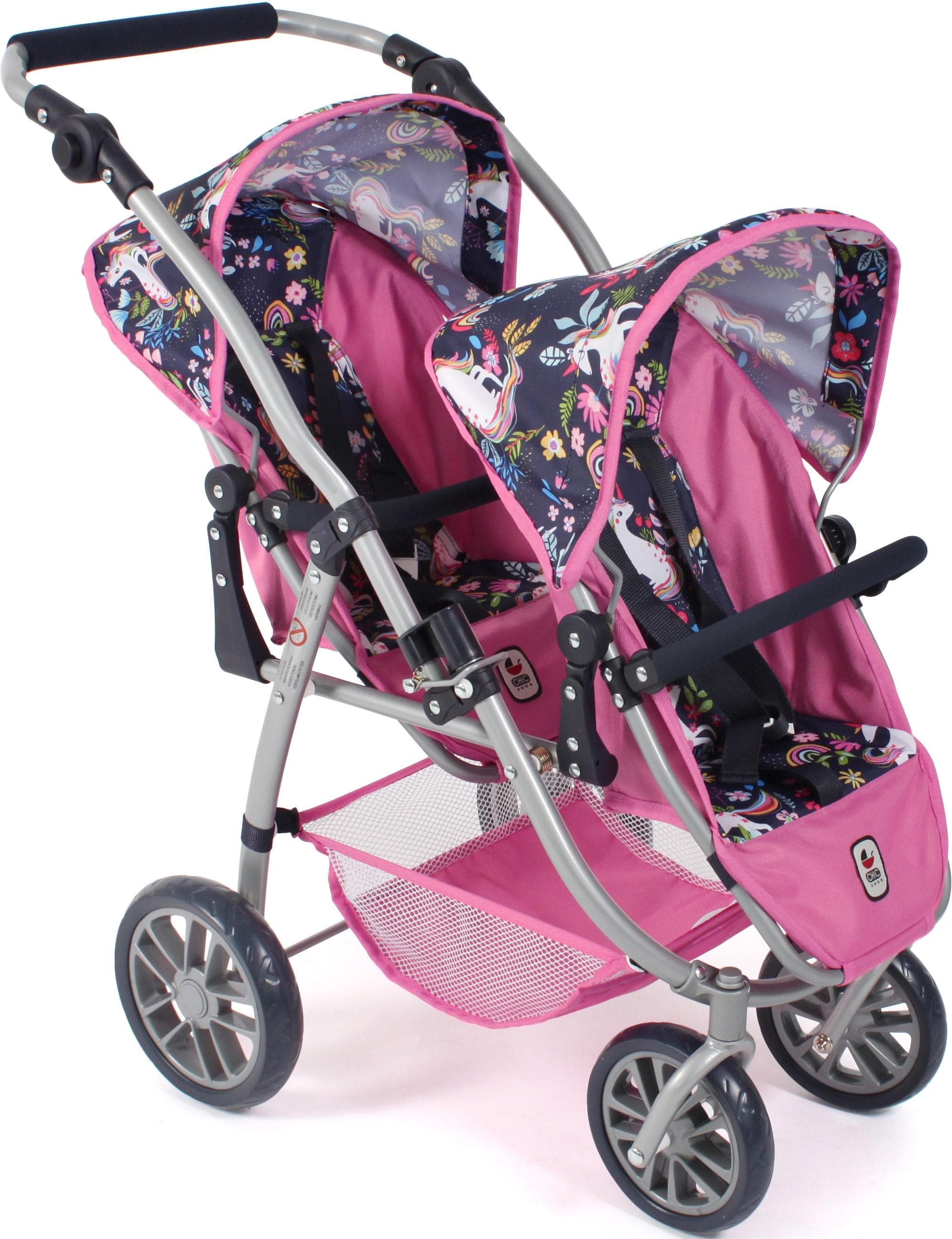 CHIC2000 Puppen-Zwillingsbuggy Vario Blau