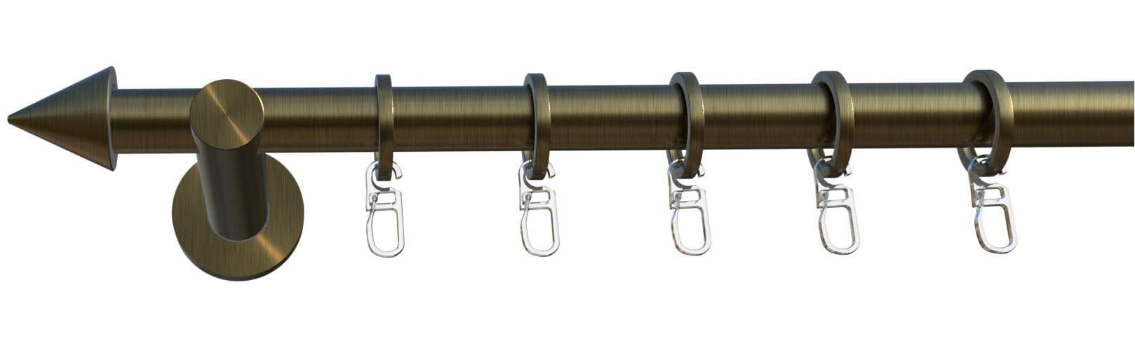 Gardinenstange Calais Messing antik 16 mm Eisen