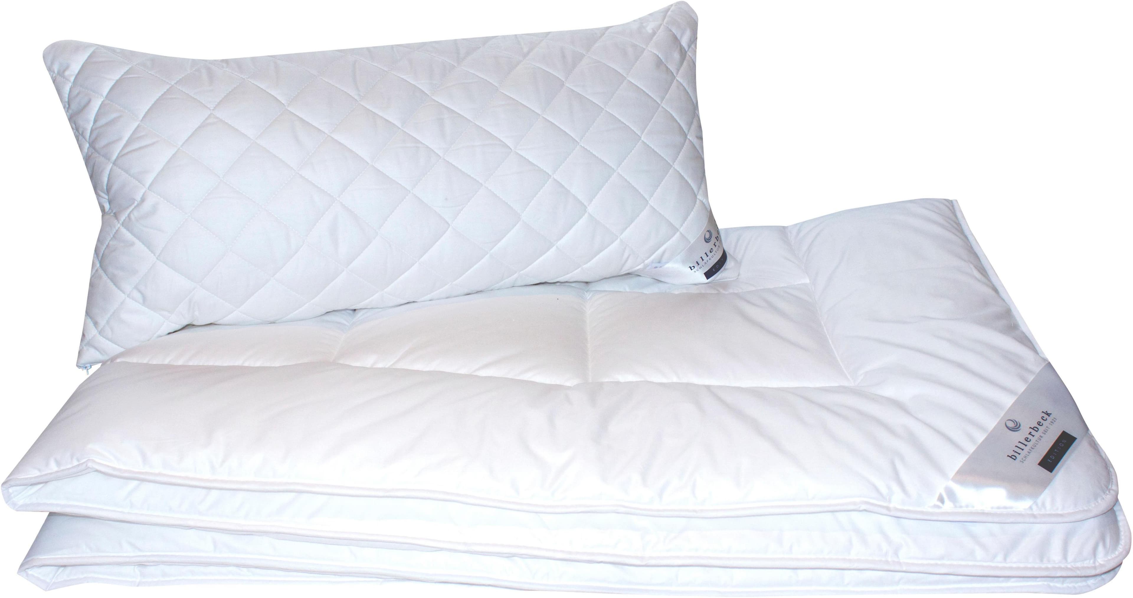 Billerbeck Microfaserbettdecke Emilie Weiß Ganzjahresdecke