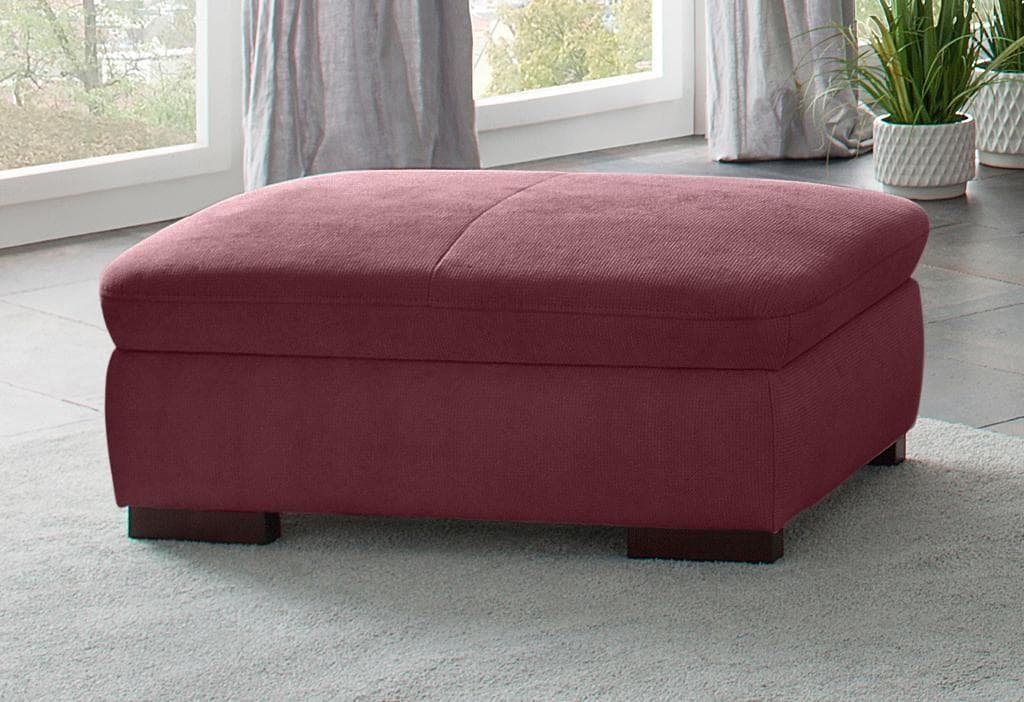 Home Affaire Stauraumhocker Alberto Lila Microfaser