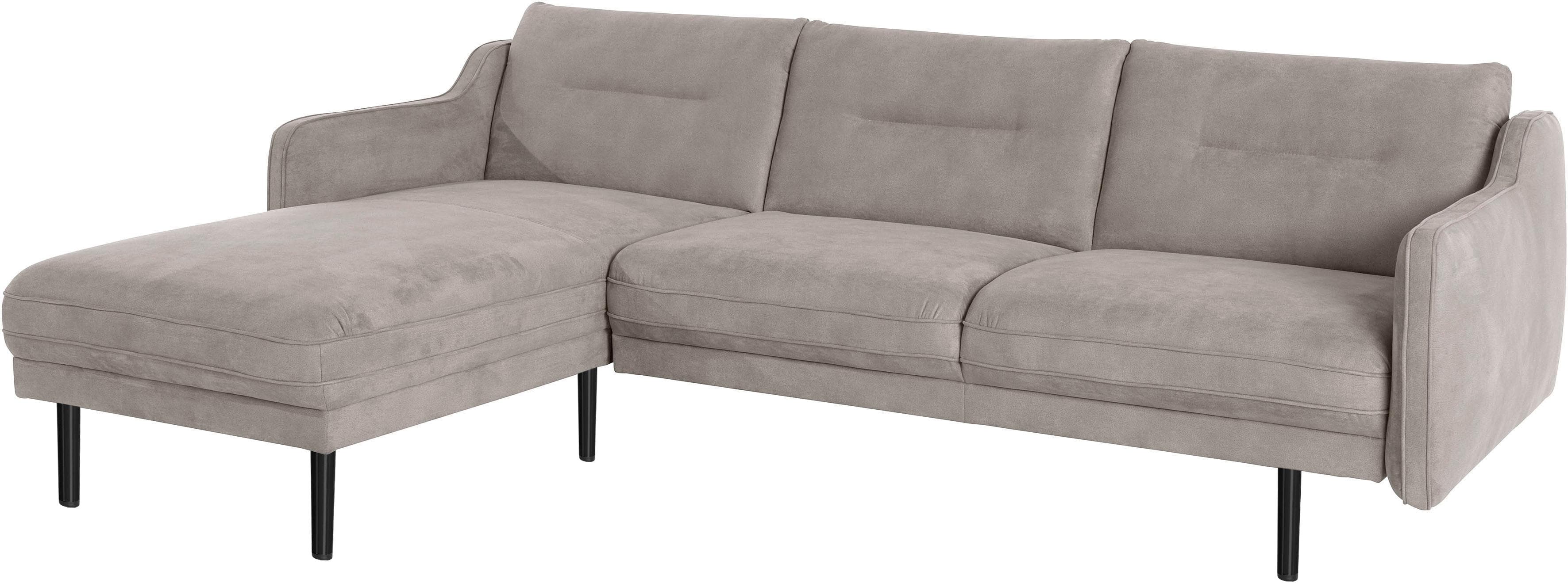 OTTO HOME Ecksofa Nordfyn L-Form Grau Recamiere