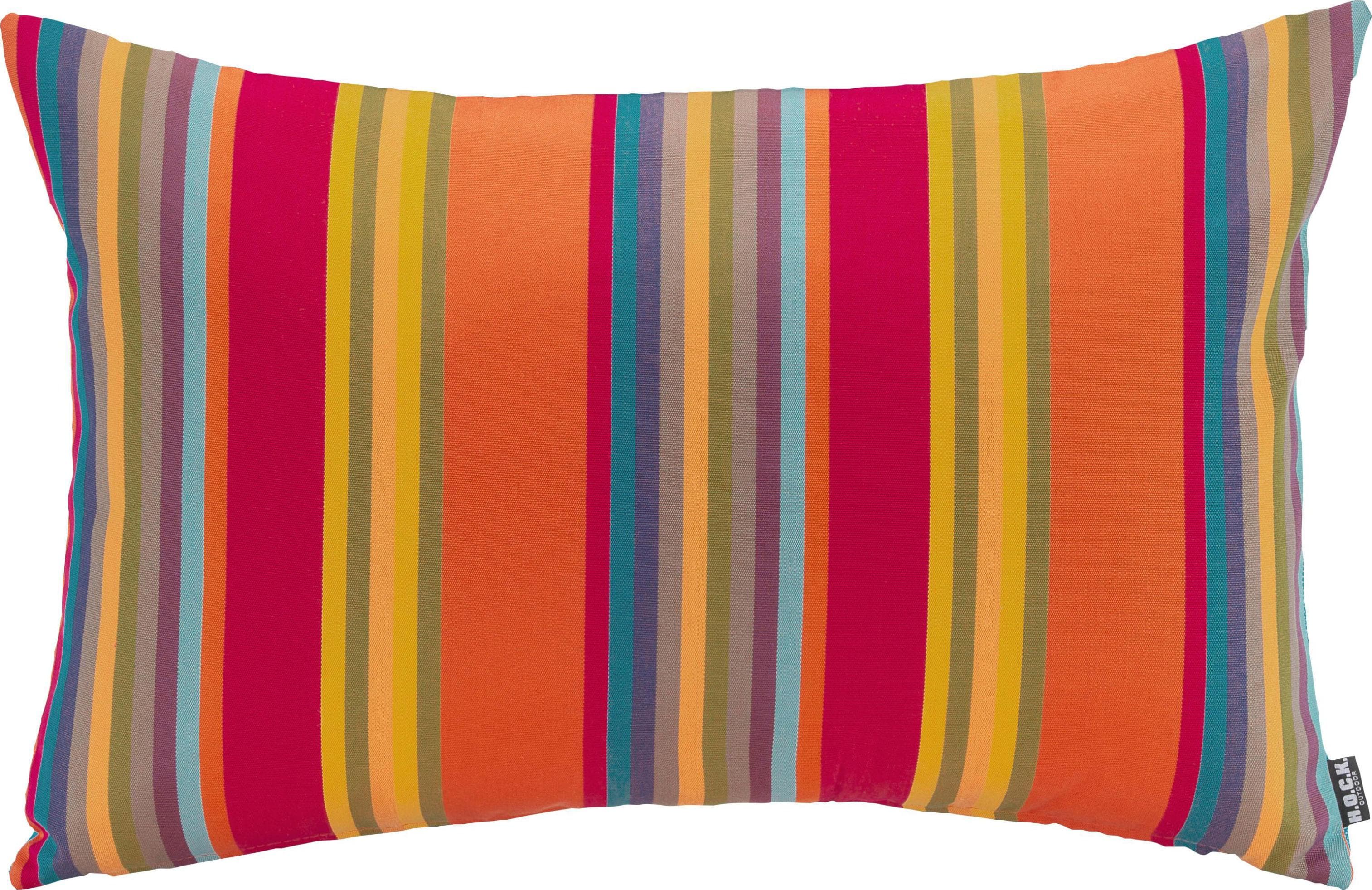 Dekokissen Yucatan Orange H.O.C.K. Gestreift