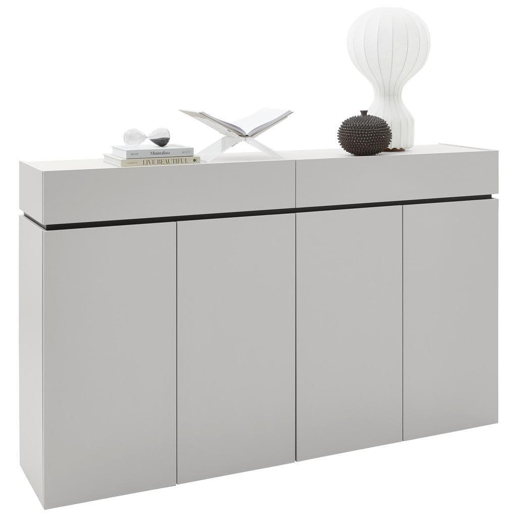 Voleo Sideboard Kaschmir Holzwerkstoff 4 Fächer 2 Schubladen