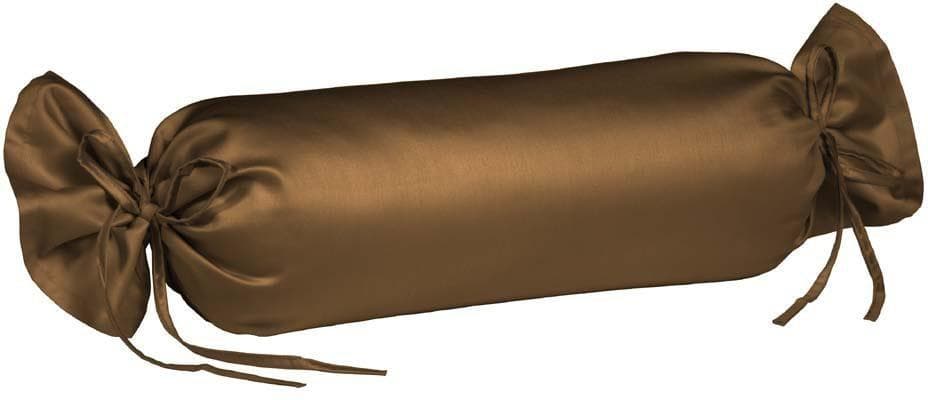 Fleuresse Nackenrollenbezug Colours Braun Mako-Satin