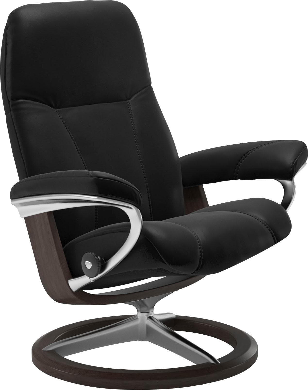 STRESSLESS Relaxsessel Consul Schwarz Leder BATICK