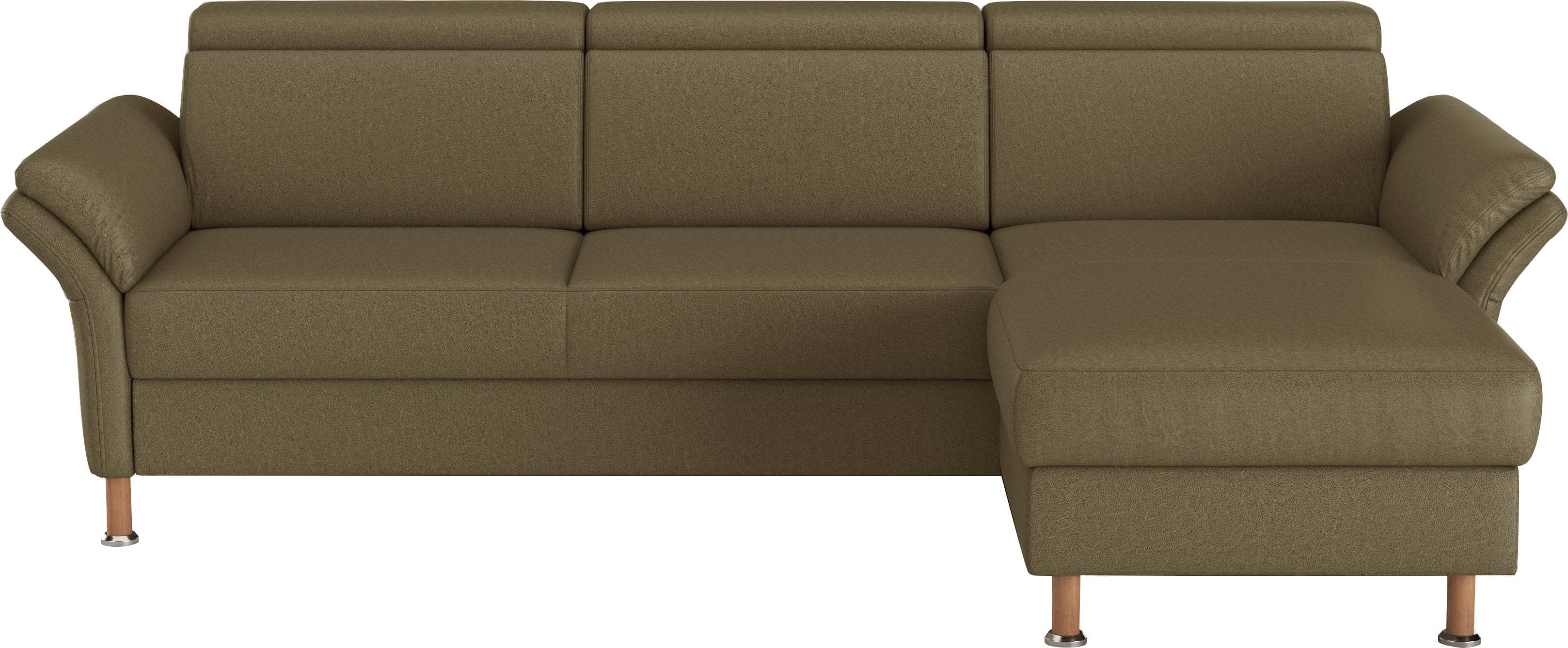 Ecksofa HOME AFFAIRE "Calypso L-Form" Grün Motorische Funktionen