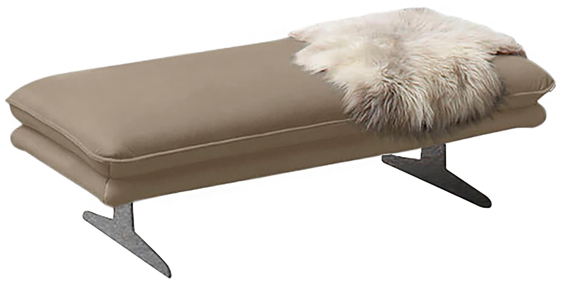 Polsterhocker W.SCHILLIG Stone Z59 Leder Modern