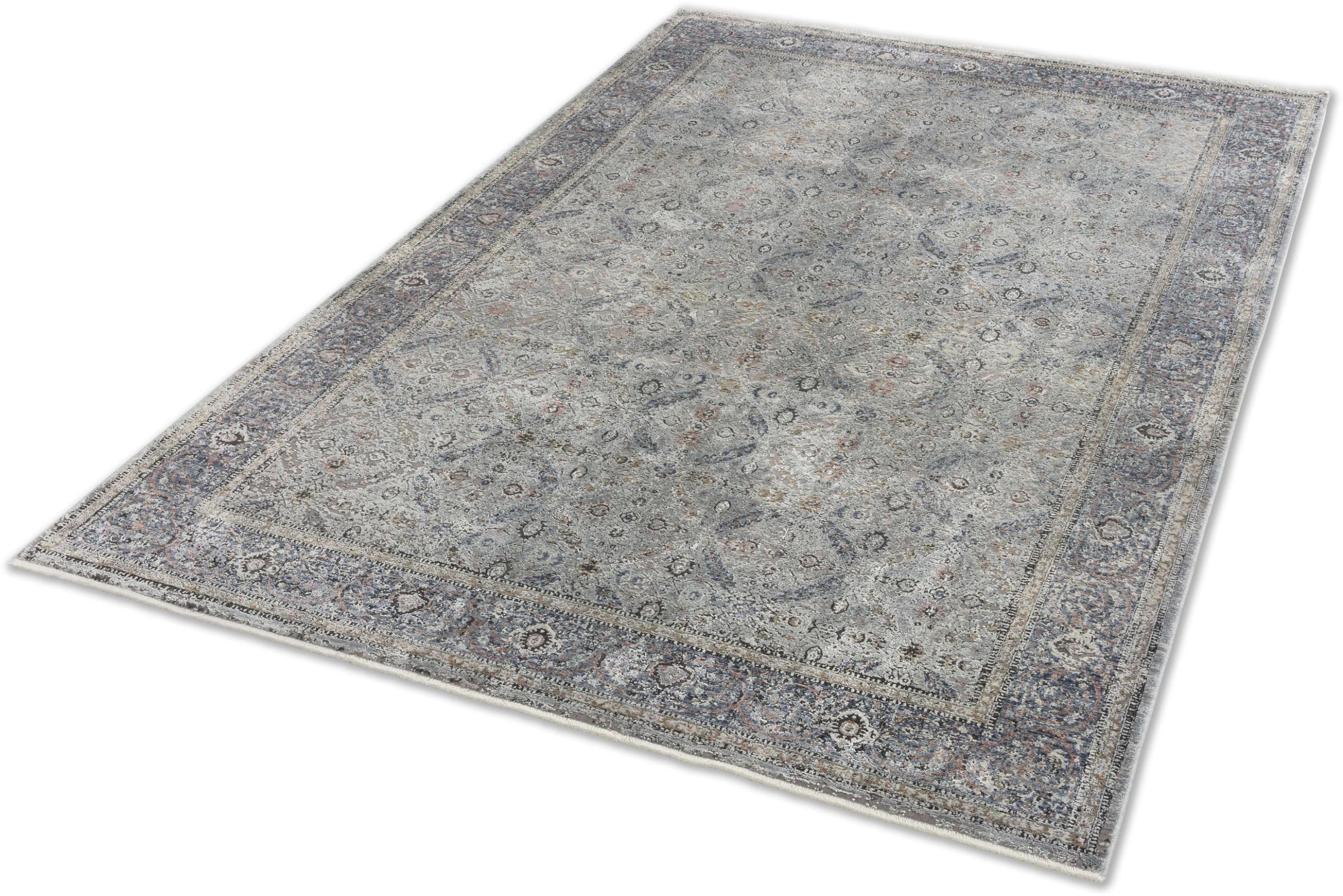 ASTRA Scala 6621 222: Eleganter Seidiger Viskoseteppich mit Orient Optik