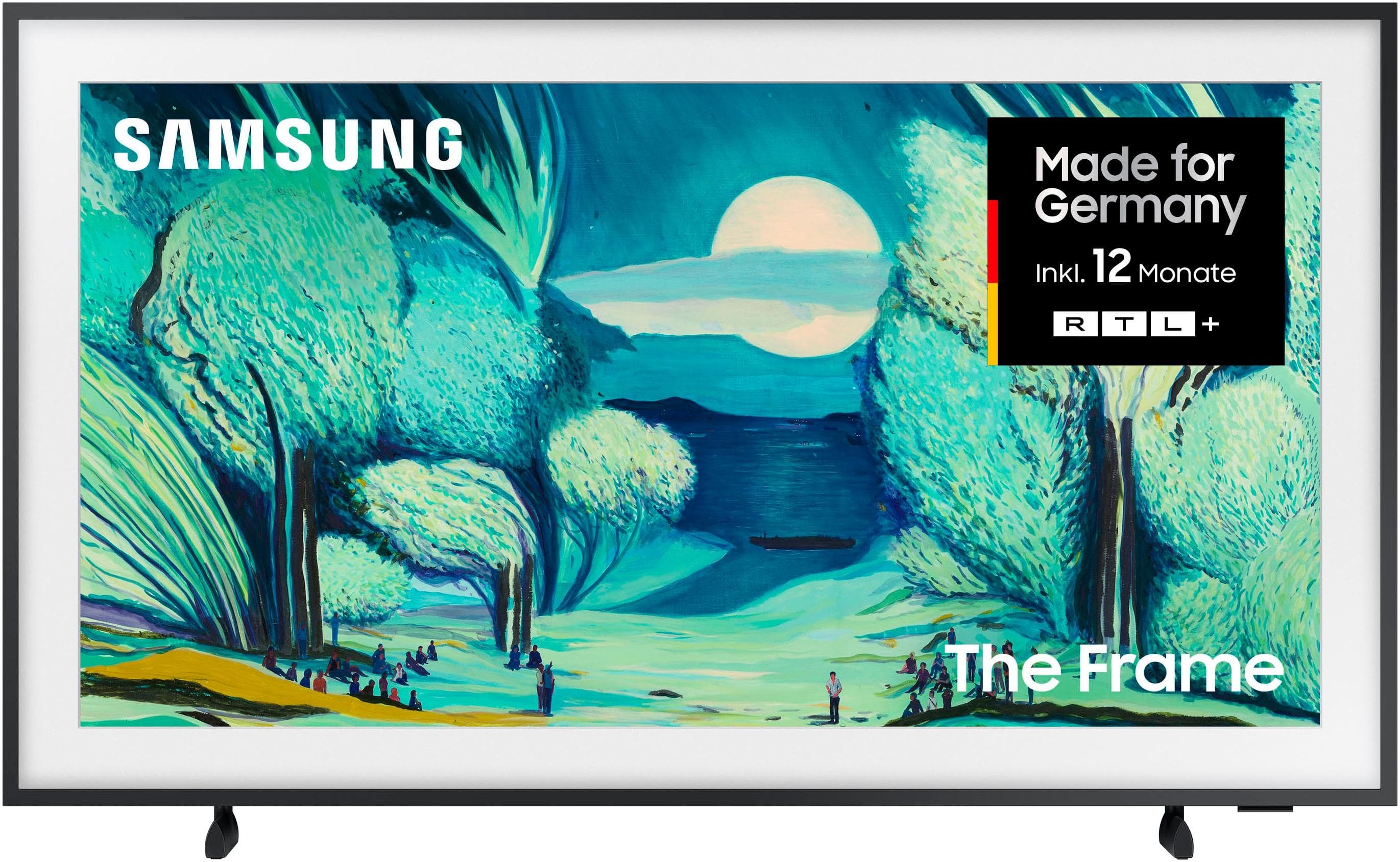 SAMSUNG QLED-Fernseher The Frame GQ50LS03FAU 50 Zoll Schwarz