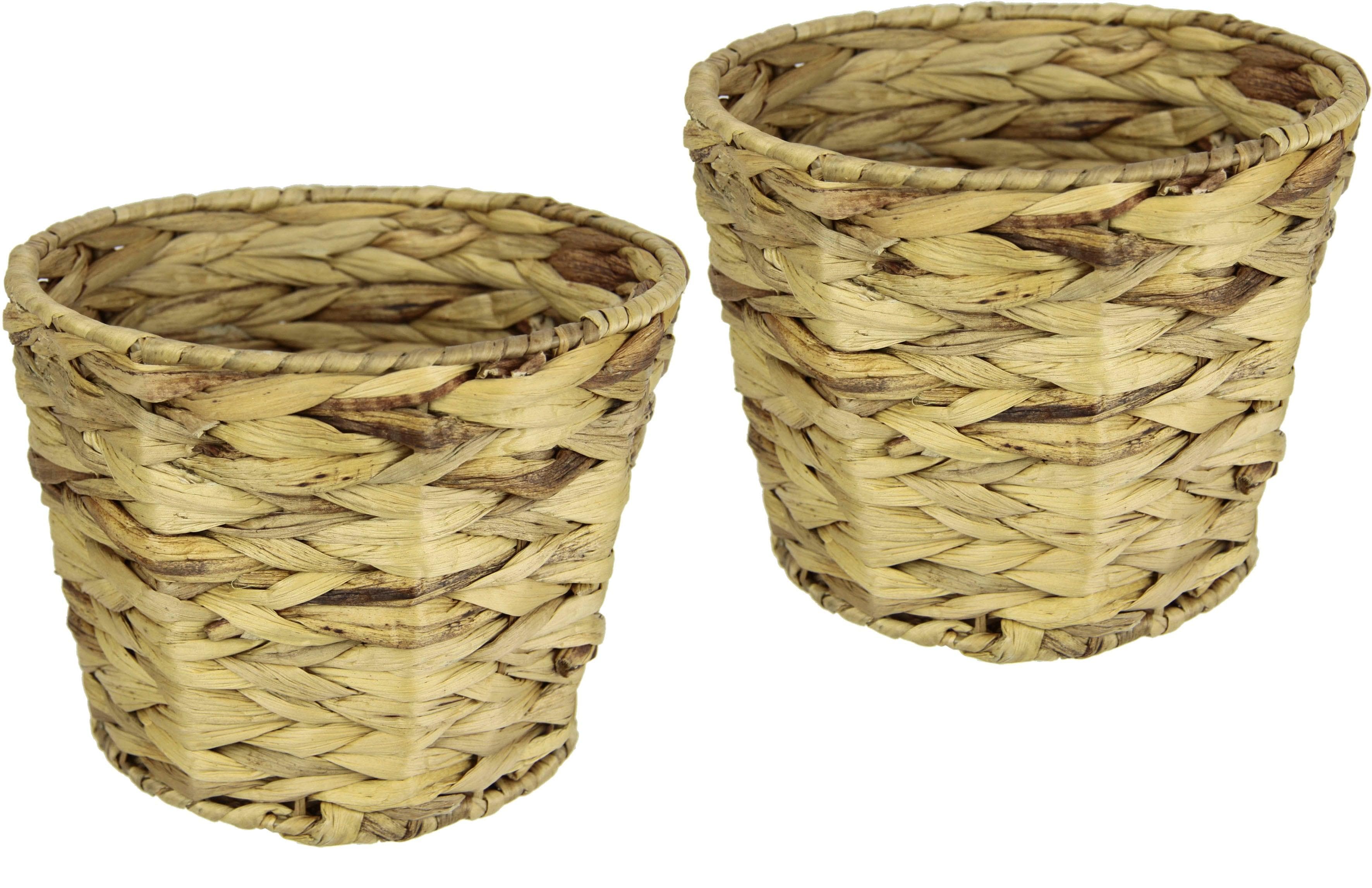 I.GE.A. Pflanzkübel Wasserhyazinthe 2er Set beige