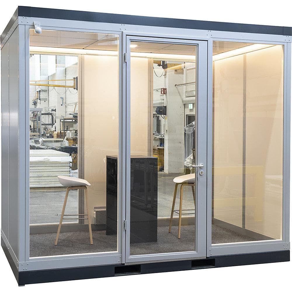kaiserkraft Besprechungsbox CoWoCube® mit Schallschutz und Glaswand