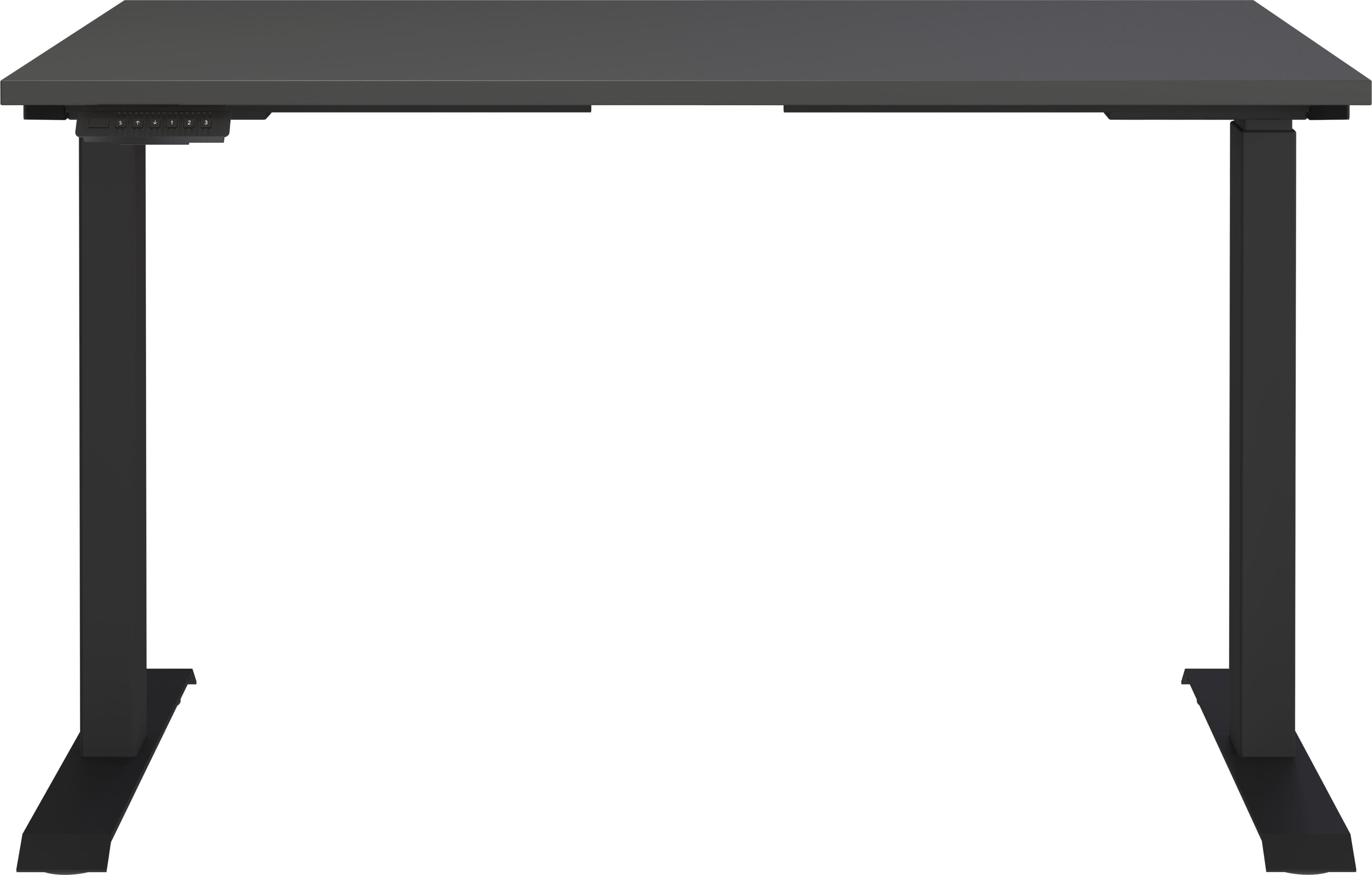 Germania Lemont Elektrisch Höhenverstellbarer Schreibtisch Grau/Schwarz