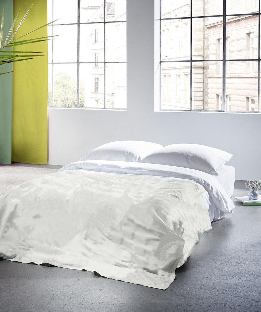 FLEURESSE Plaid Beige Baumwolle Leinen 180x270cm