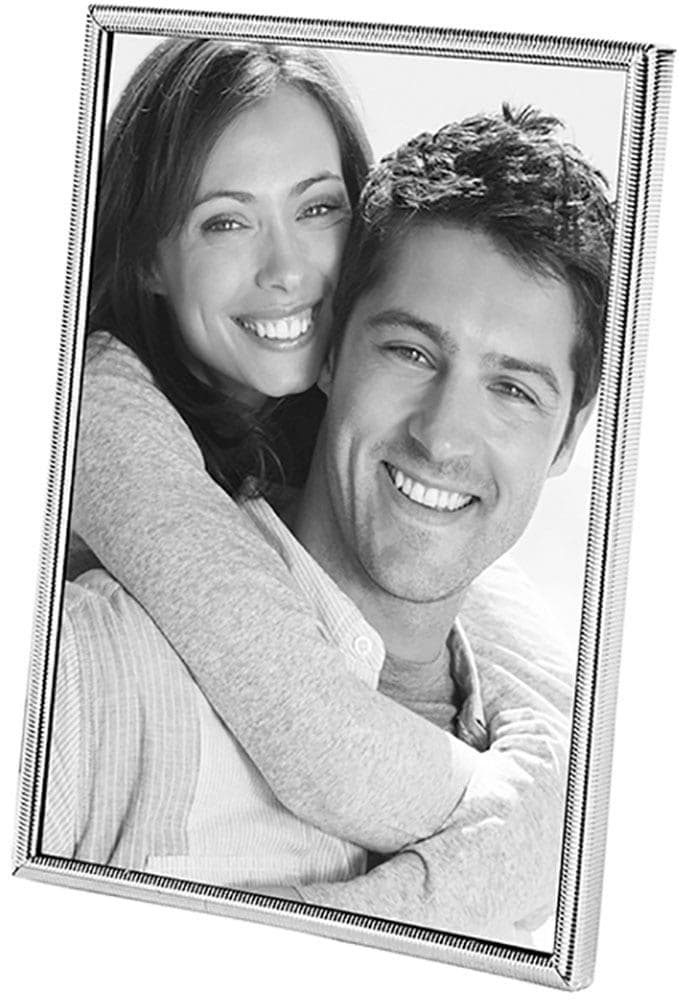 Fink Einzelrahmen RIGO Silberfarben Glas Metall