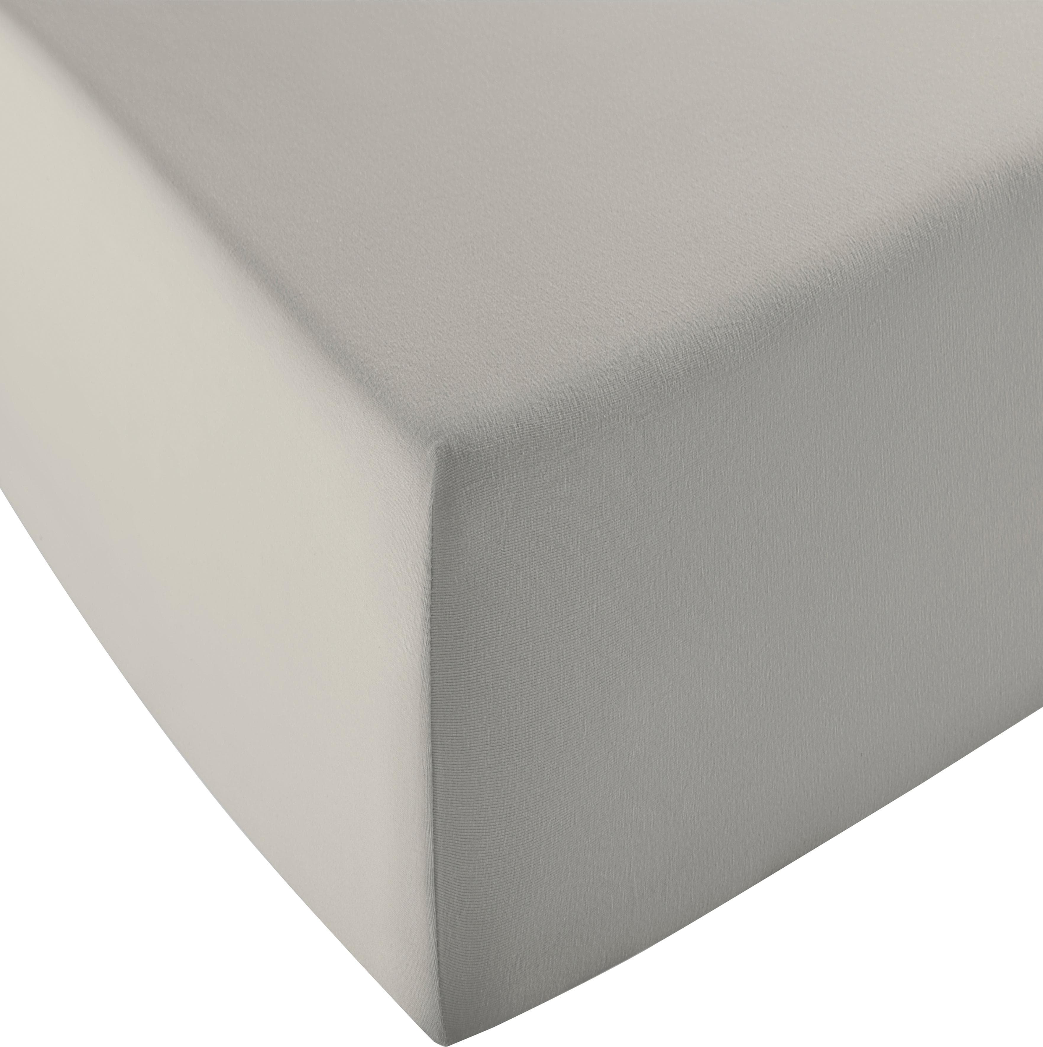 Fleuresse Comfort XL Spannbettlaken Mako-Jersey Beige