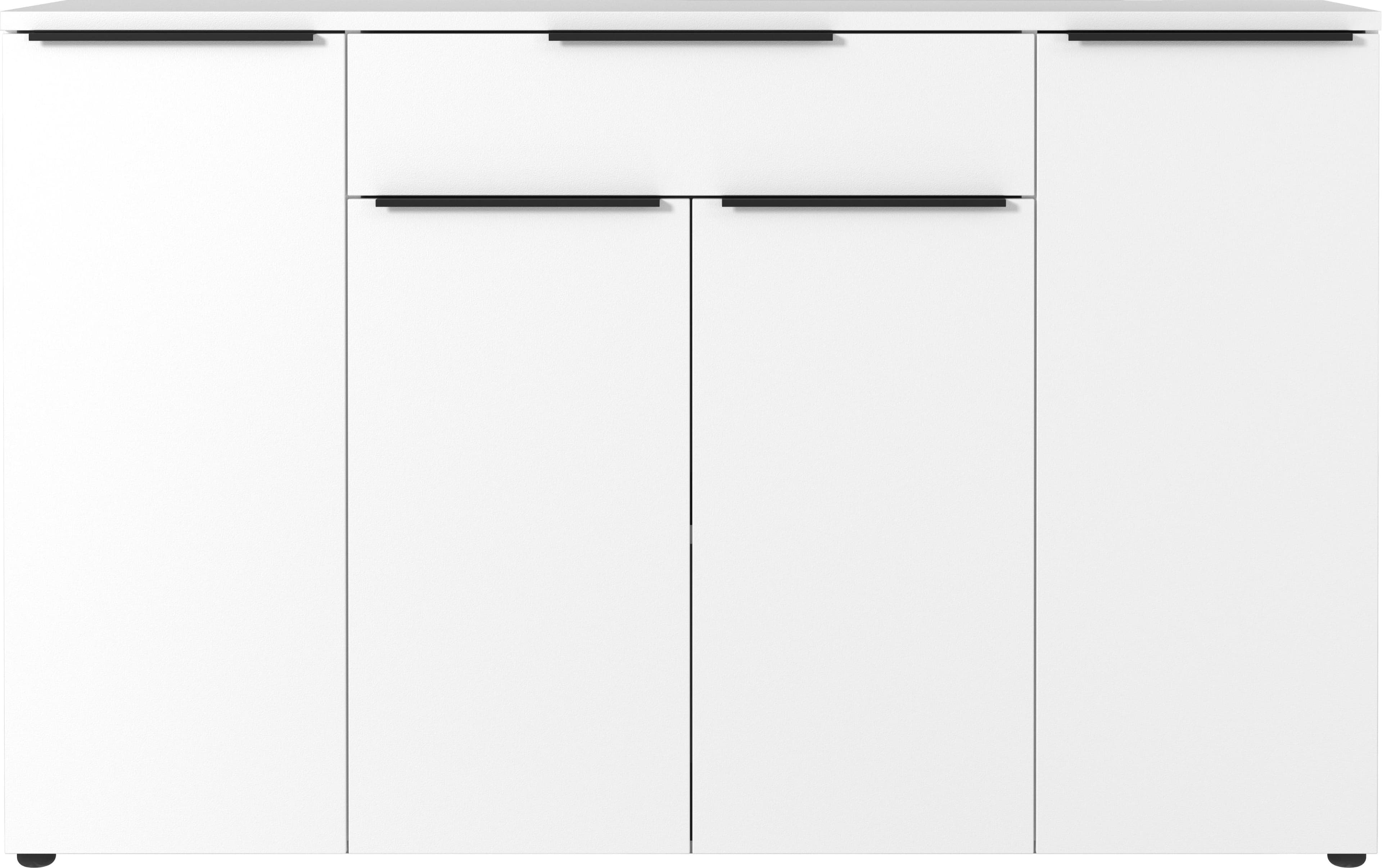 Sideboard Germania Mailand Weiß Spanplatte 161x101x40 cm
