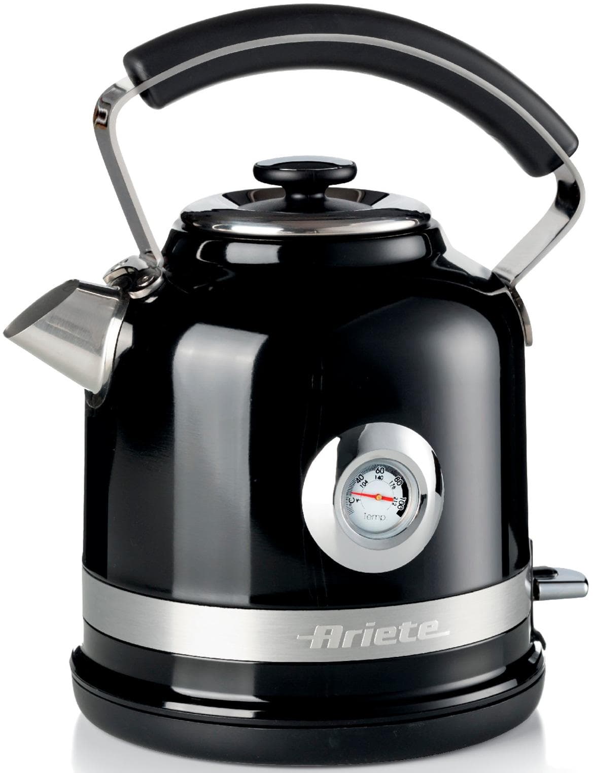Ariete Wasserkocher Moderna 2.000 Watt 1,7 Liter Schwarz