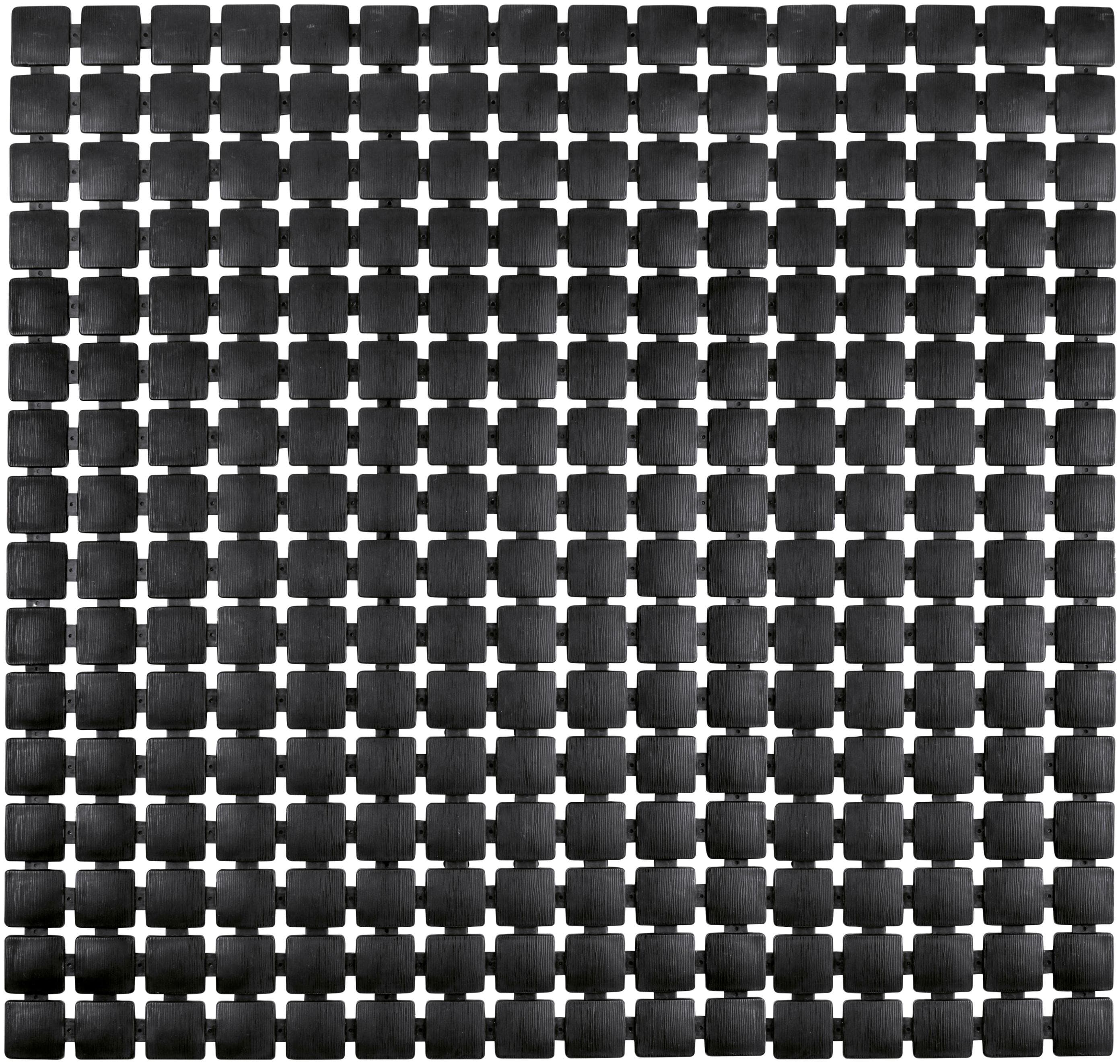 Duscheinlage KLEINE WOLKE "Gatty" Schwarz PP & TPE