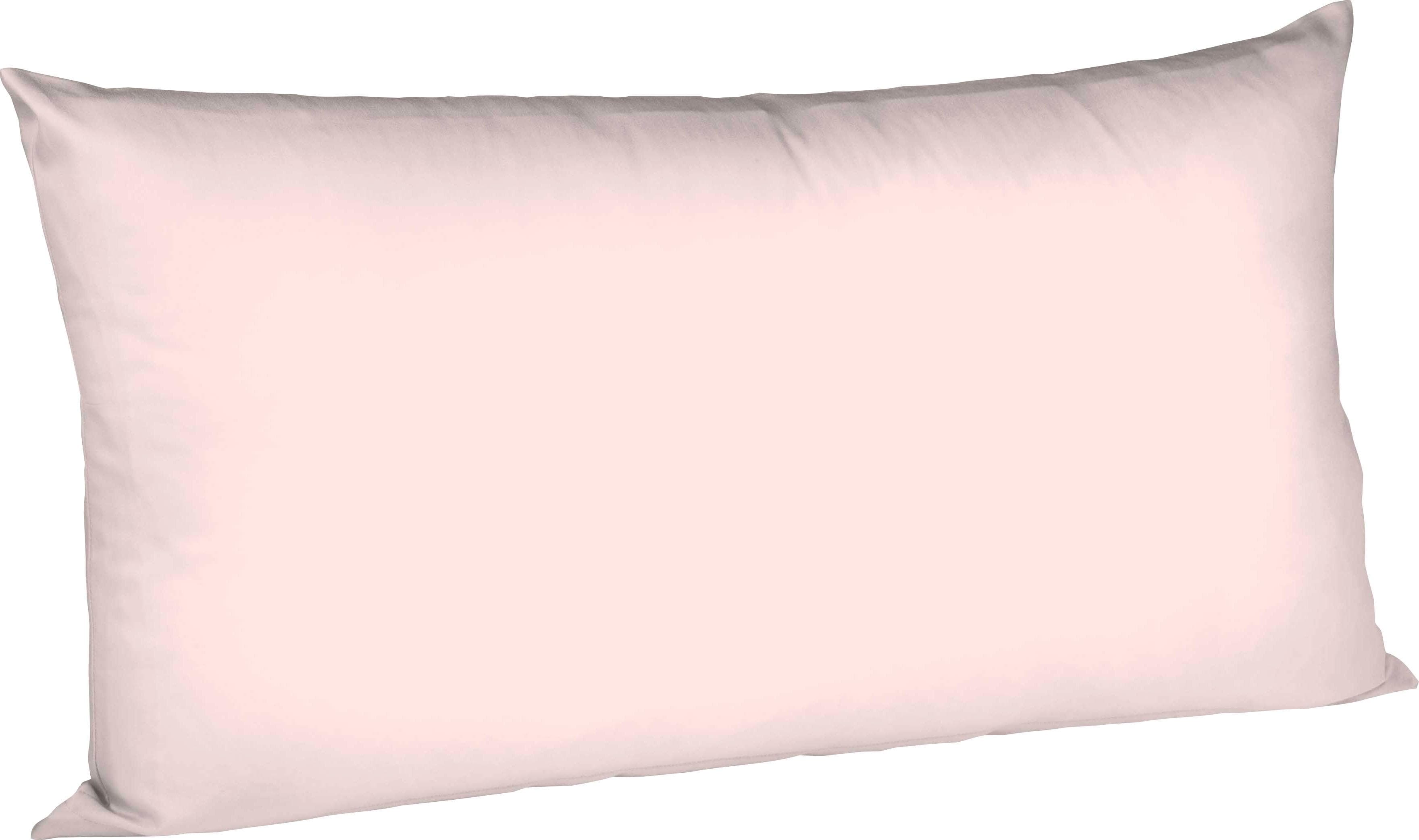Fleuresse Kissenbezug Colours Rosé 40x80cm Baumwolle Interlock-Jersey
