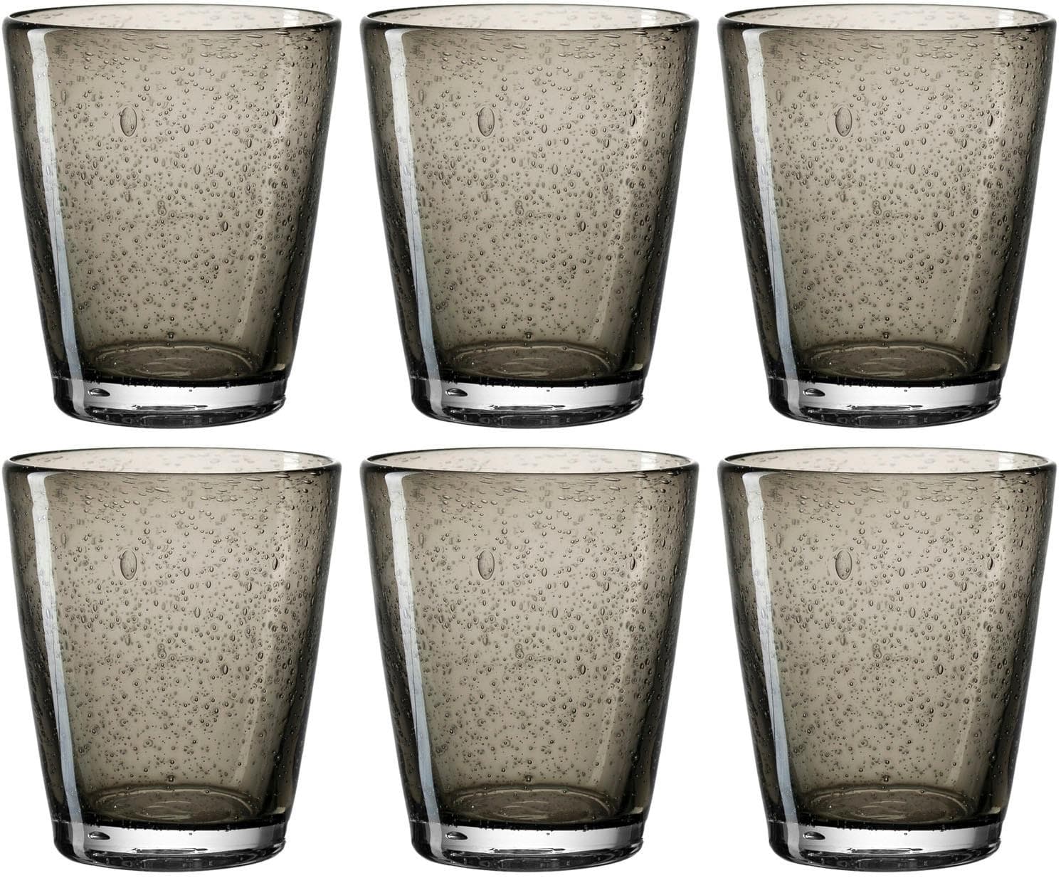 Leonardo Trinkgläser Burano 330 ml 6er Set Grün