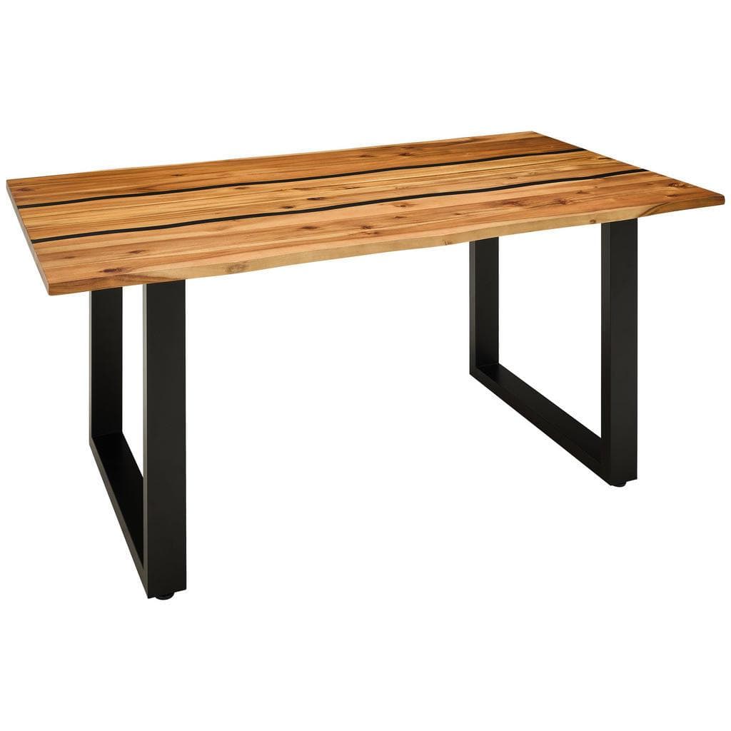 Linea Natura Esstisch Akazie Holz Metall FSC 100%