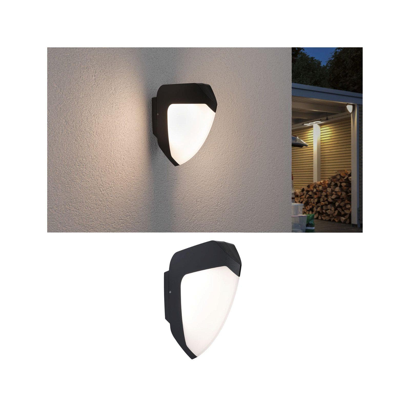 Paulmann Ikosea Sensor-Außenwandleuchte LED 3.000K