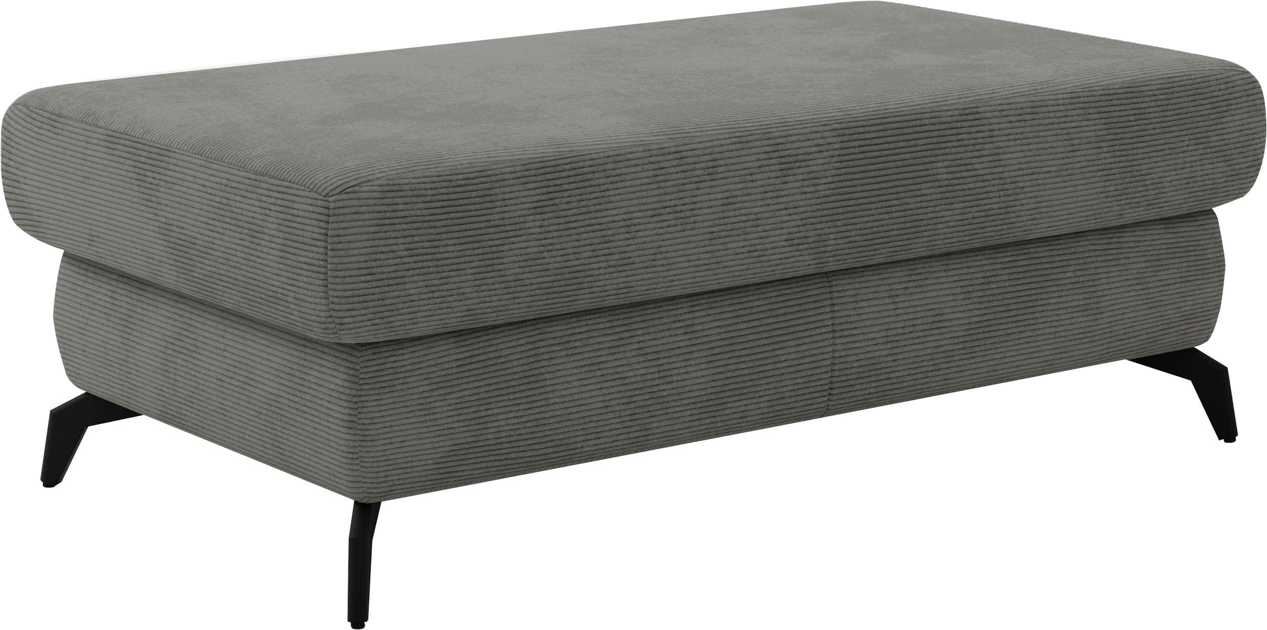 SIT & MORE Polsterhocker Bolero Grau Modern