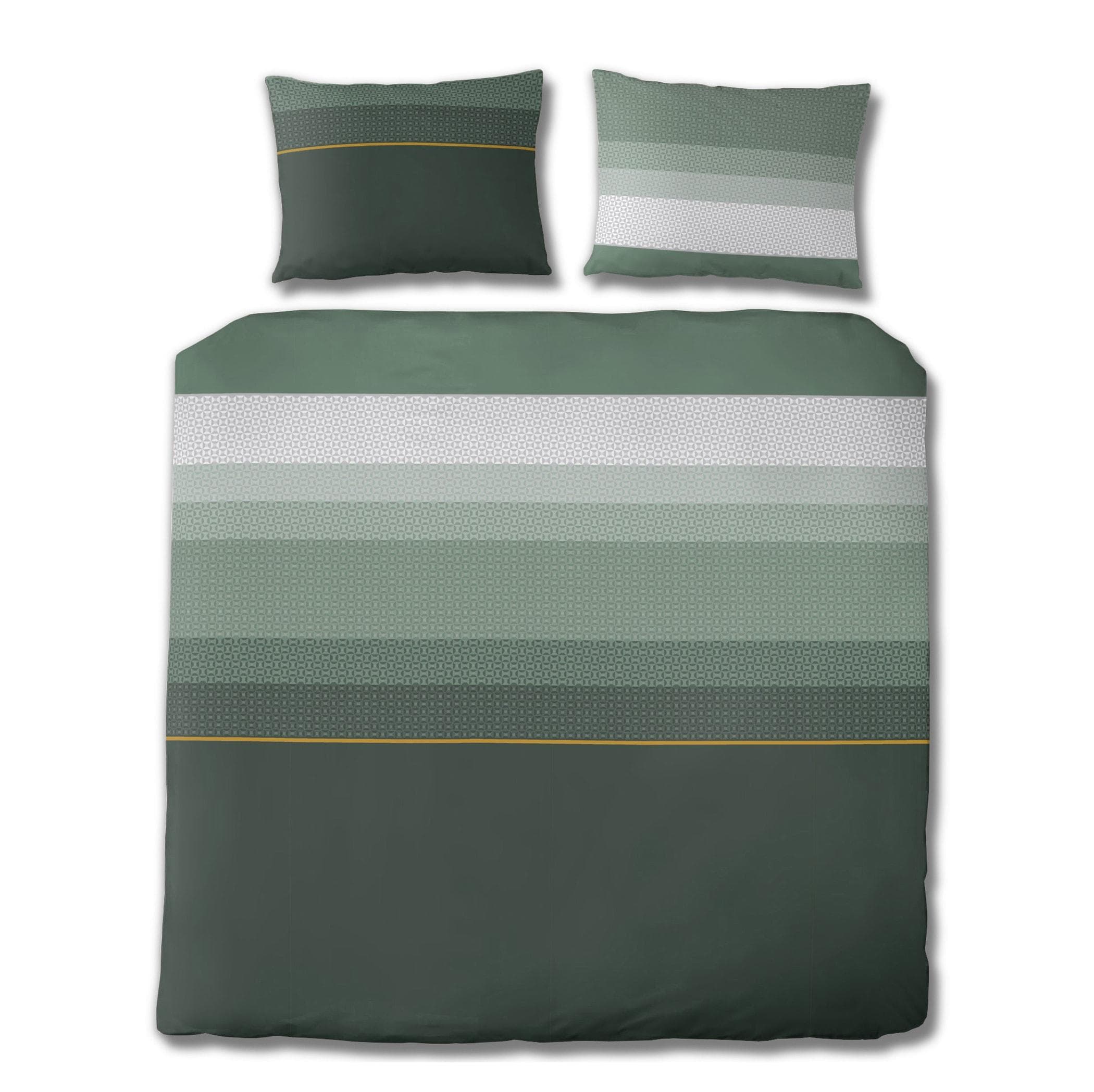 Bettwäsche FLORELLA 'Adrian pfau Edel-Satin, 100% Baumwolle' blau