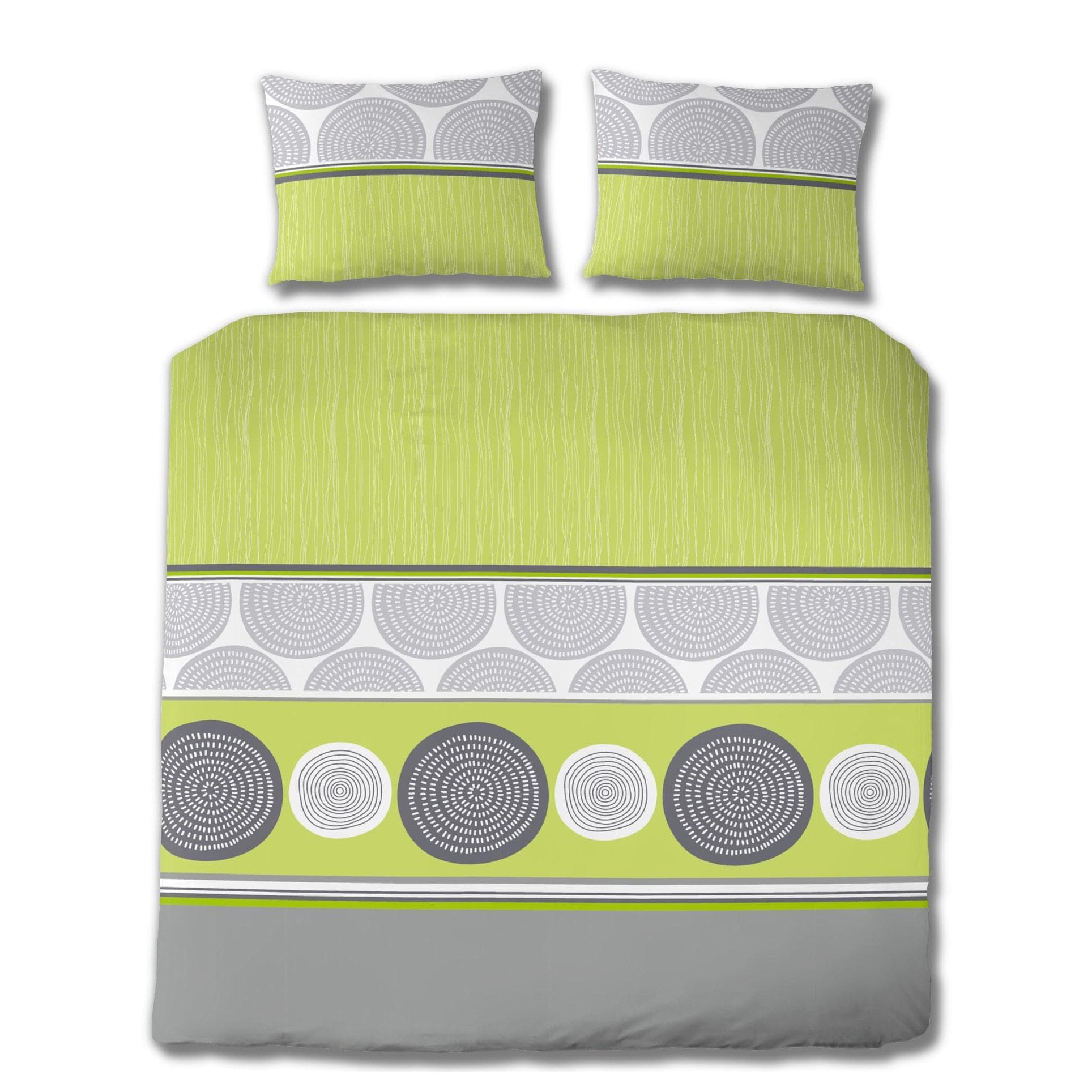 Bettwäsche FLORELLA Uta Silber 100% Baumwolle Soft Renforcé