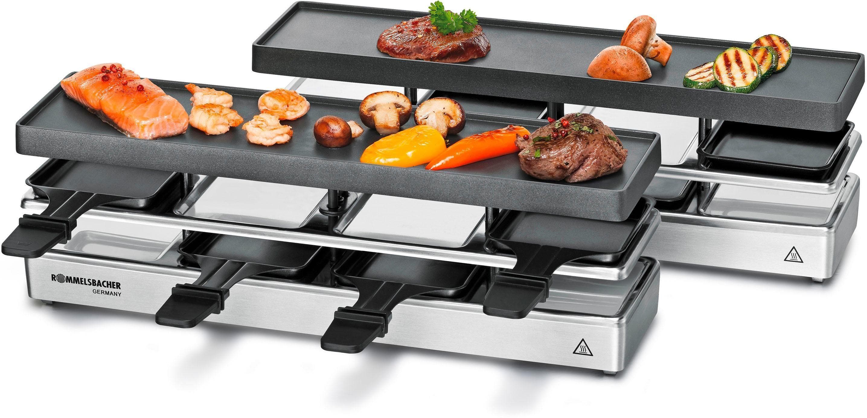 Raclette-Grill aus Alu-Druckguss mit Antihaftbeschichtung