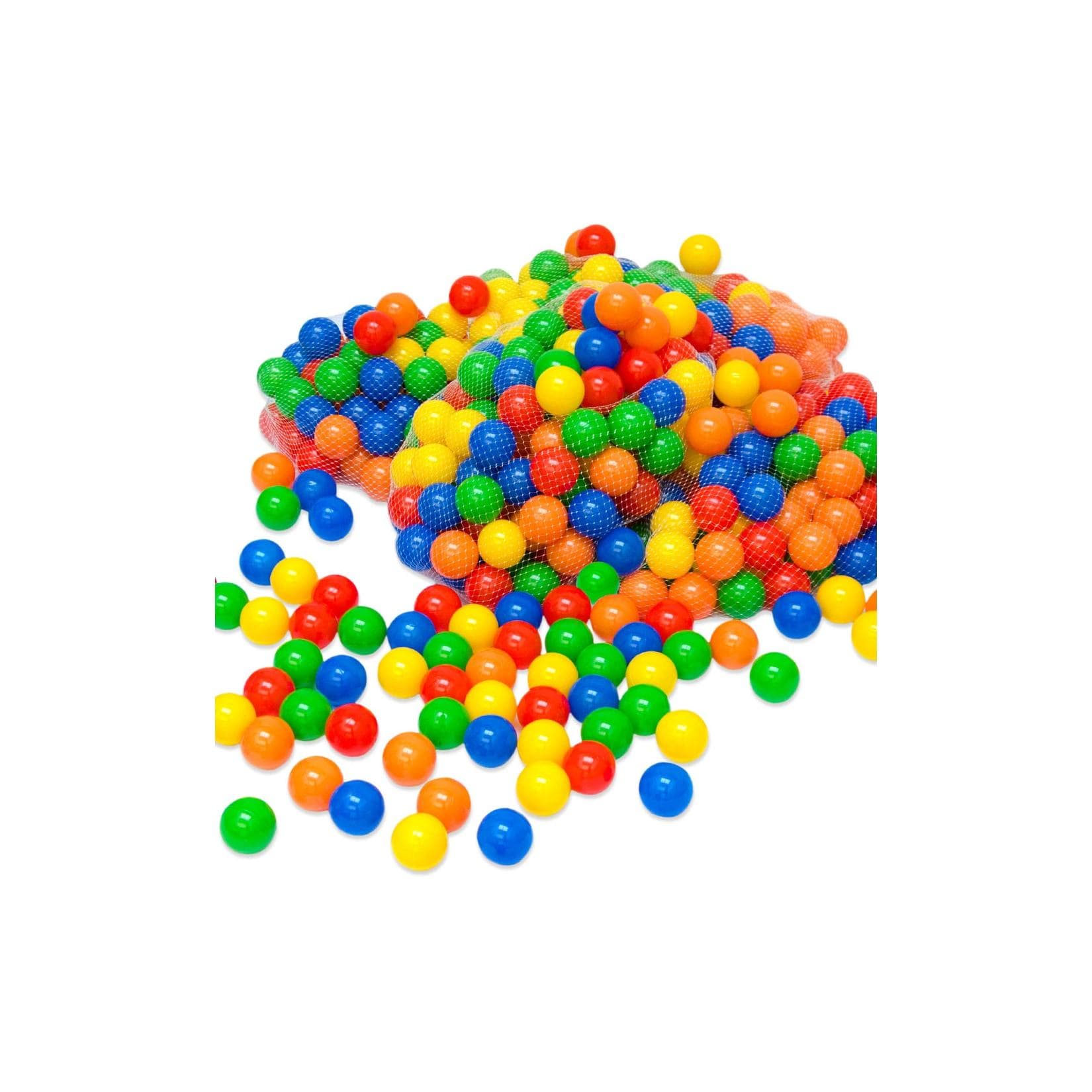 LittleTom 550 Bunte Bälle für Bällebad 5,5cm Babybälle