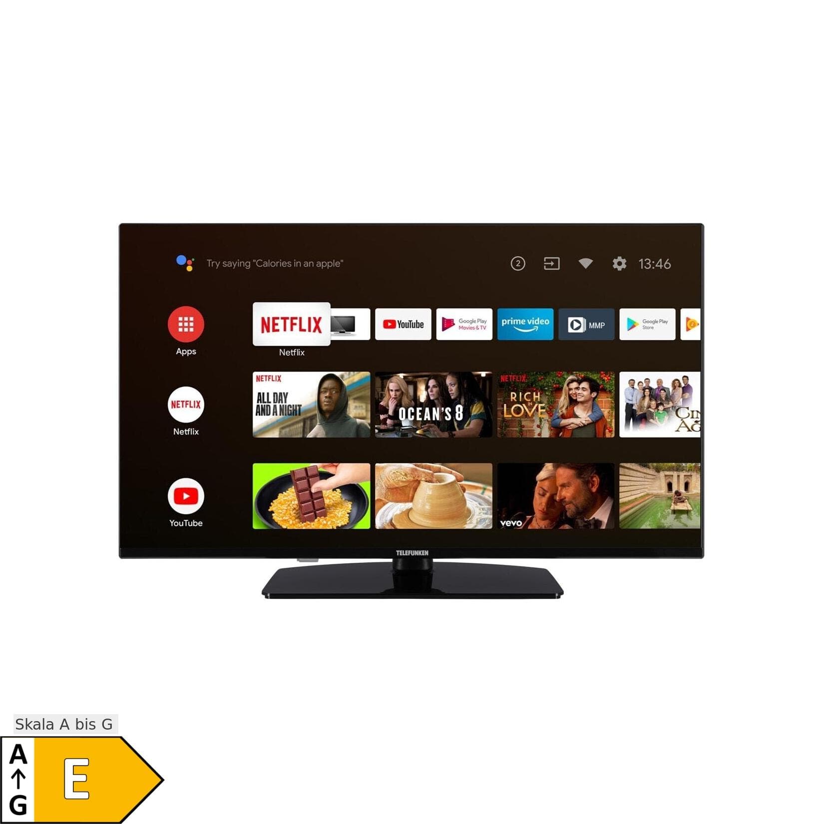Telefunken XF40AN750M Android TV 40 Zoll Full HD Smart TV