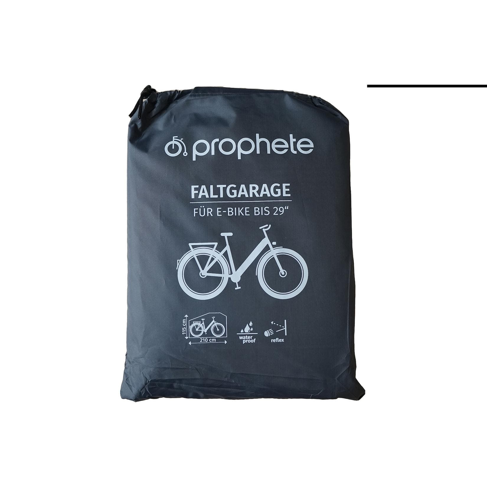 Prophete Faltgarage E-Bike Schutz vor Regen Wind Schmutz
