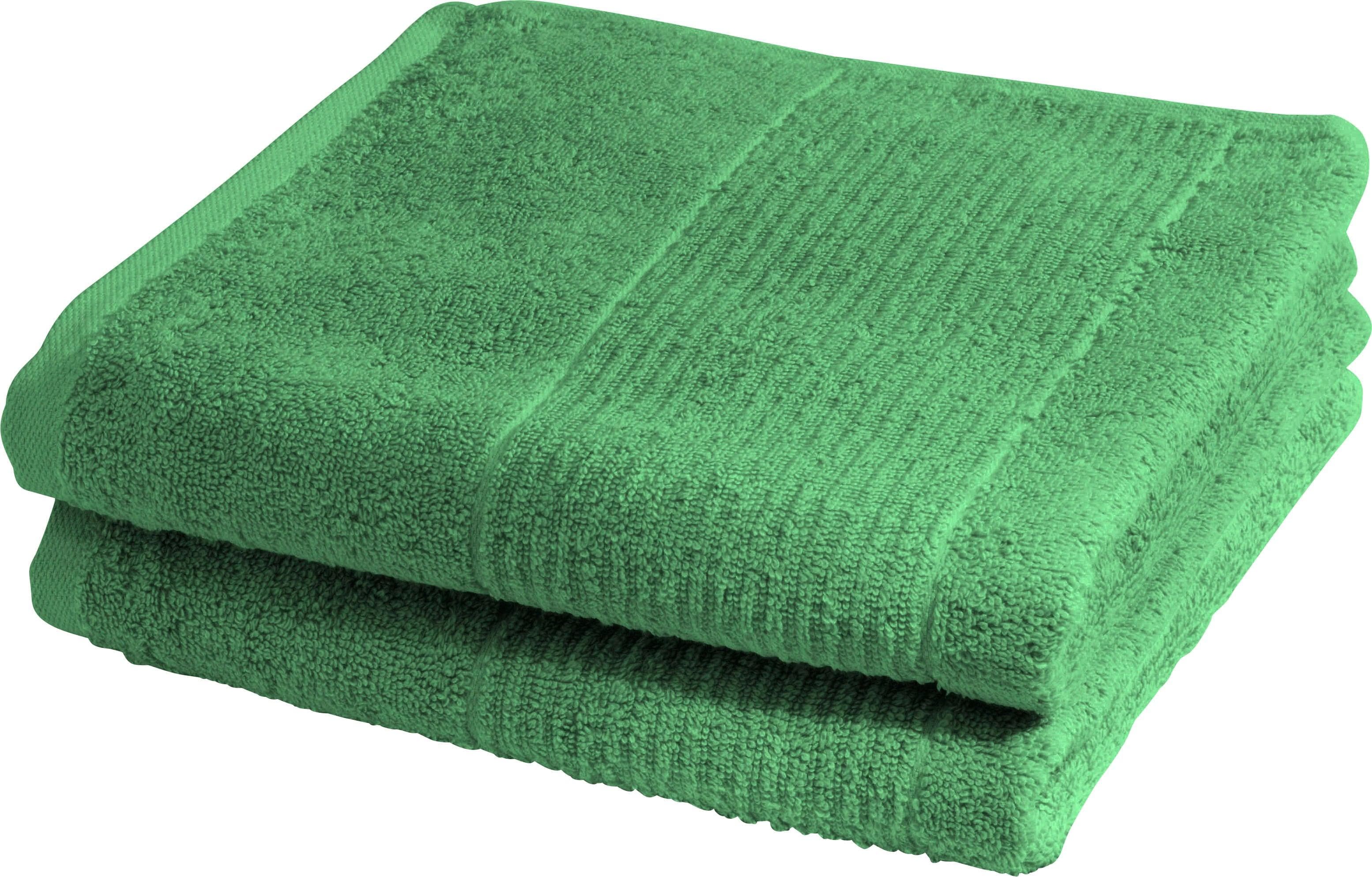 FLEURESSE Badetuch 2828 Grün Frottier 100% Baumwolle