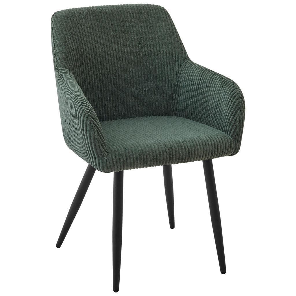 Ti'me Armlehnstuhl Grün Metall Esszimmerstuhl